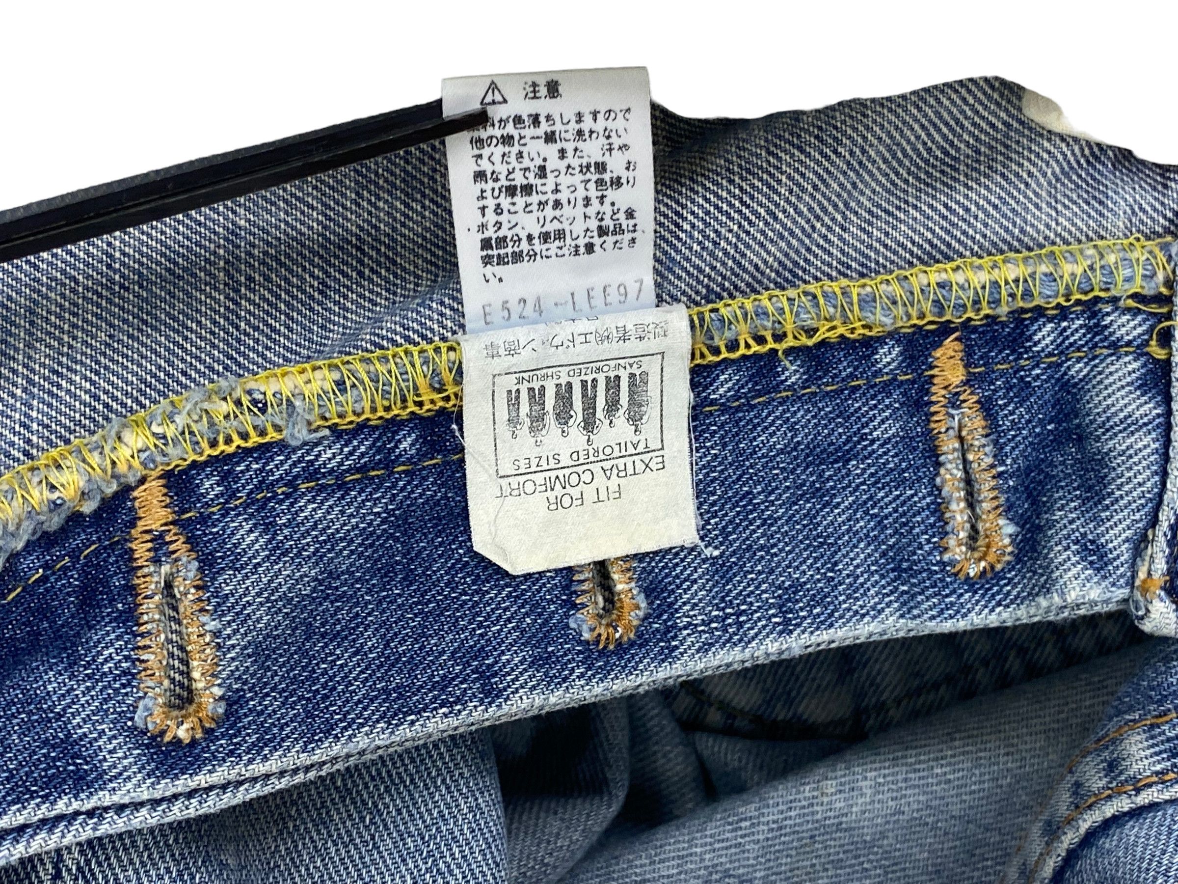 Lee 90s Lee Riders Denim Selvedge Jeans Light Blue Wash Jeans Size US 31 - 15 Thumbnail