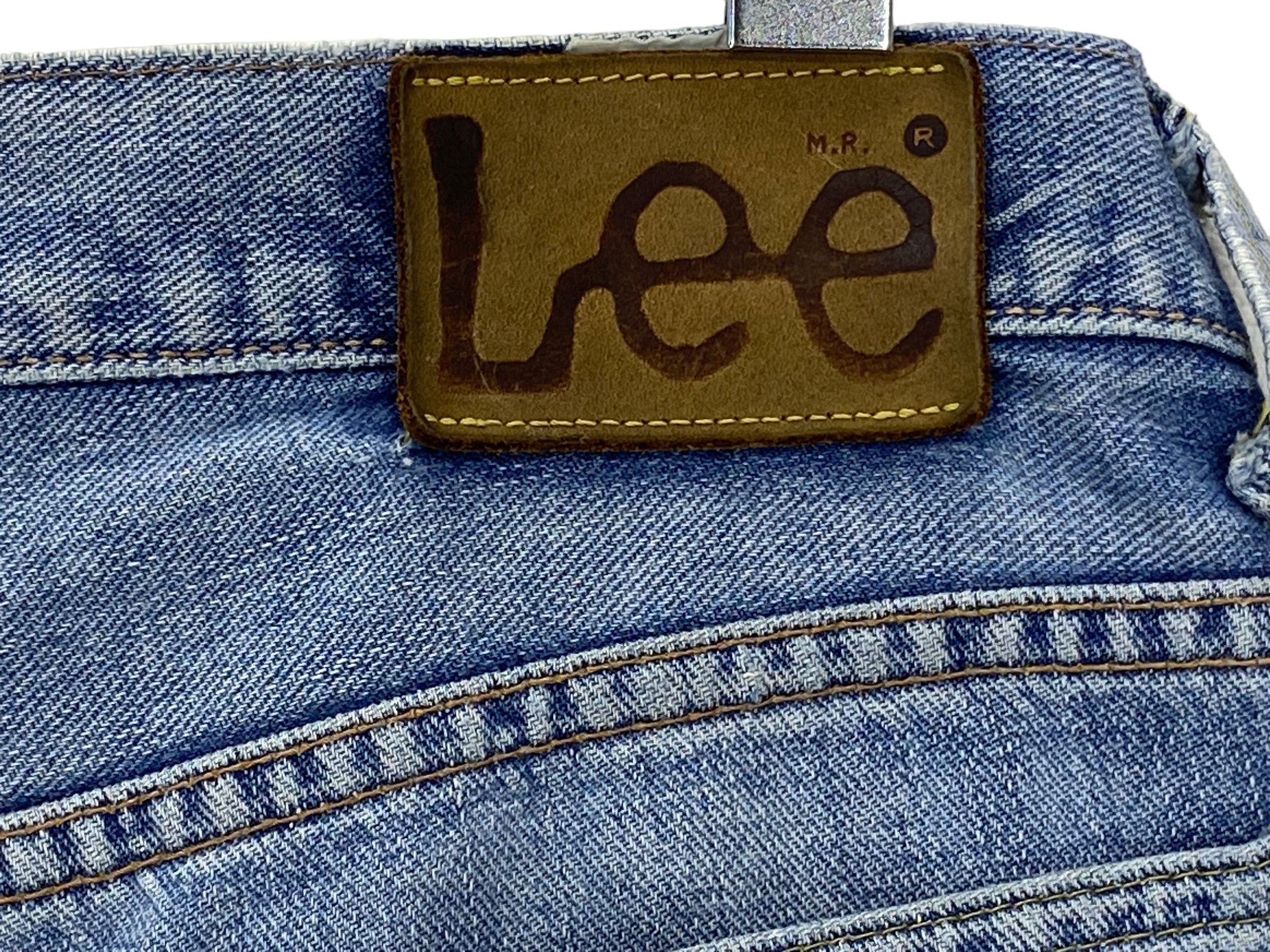 Lee 90s Lee Riders Denim Selvedge Jeans Light Blue Wash Jeans Size US 31 - 13 Thumbnail