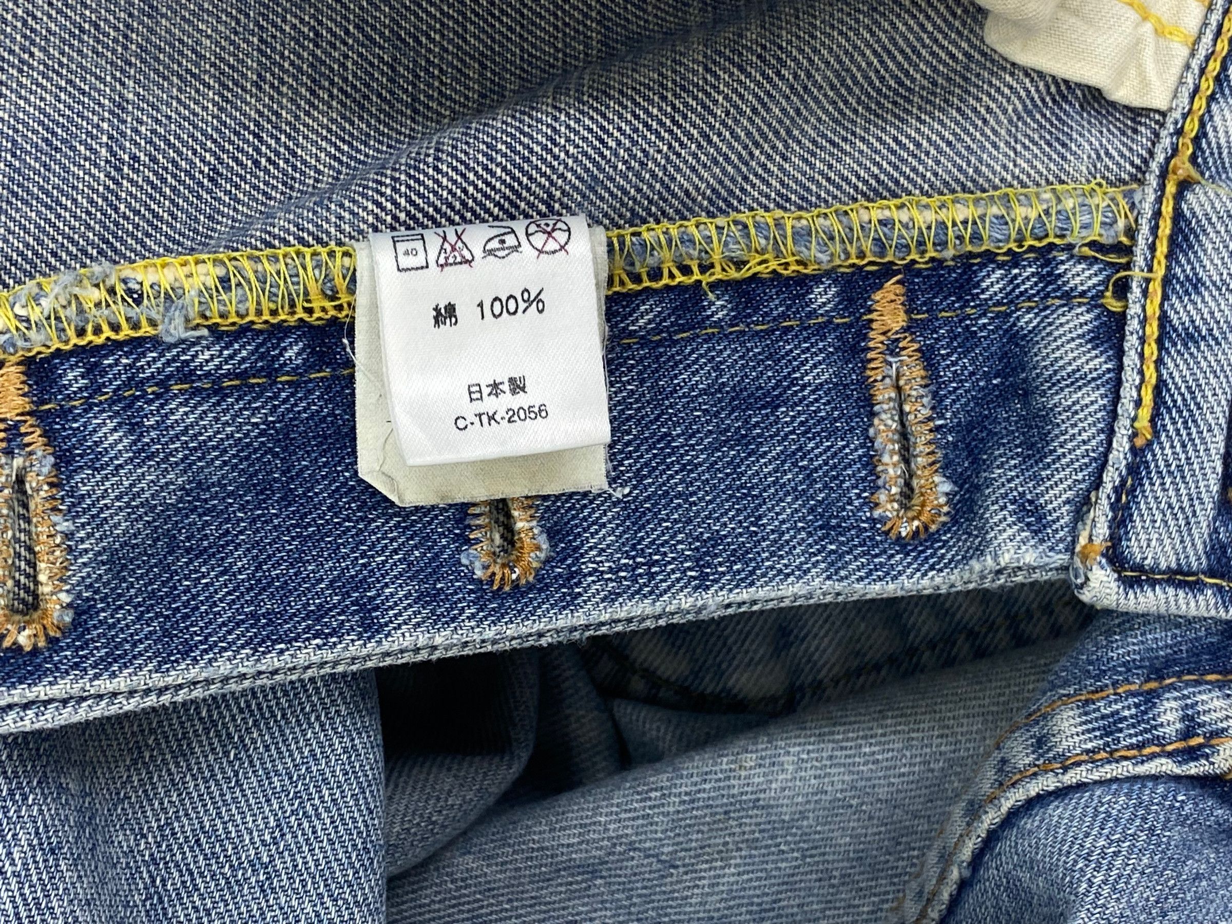 Lee 90s Lee Riders Denim Selvedge Jeans Light Blue Wash Jeans Size US 31 - 16 Thumbnail
