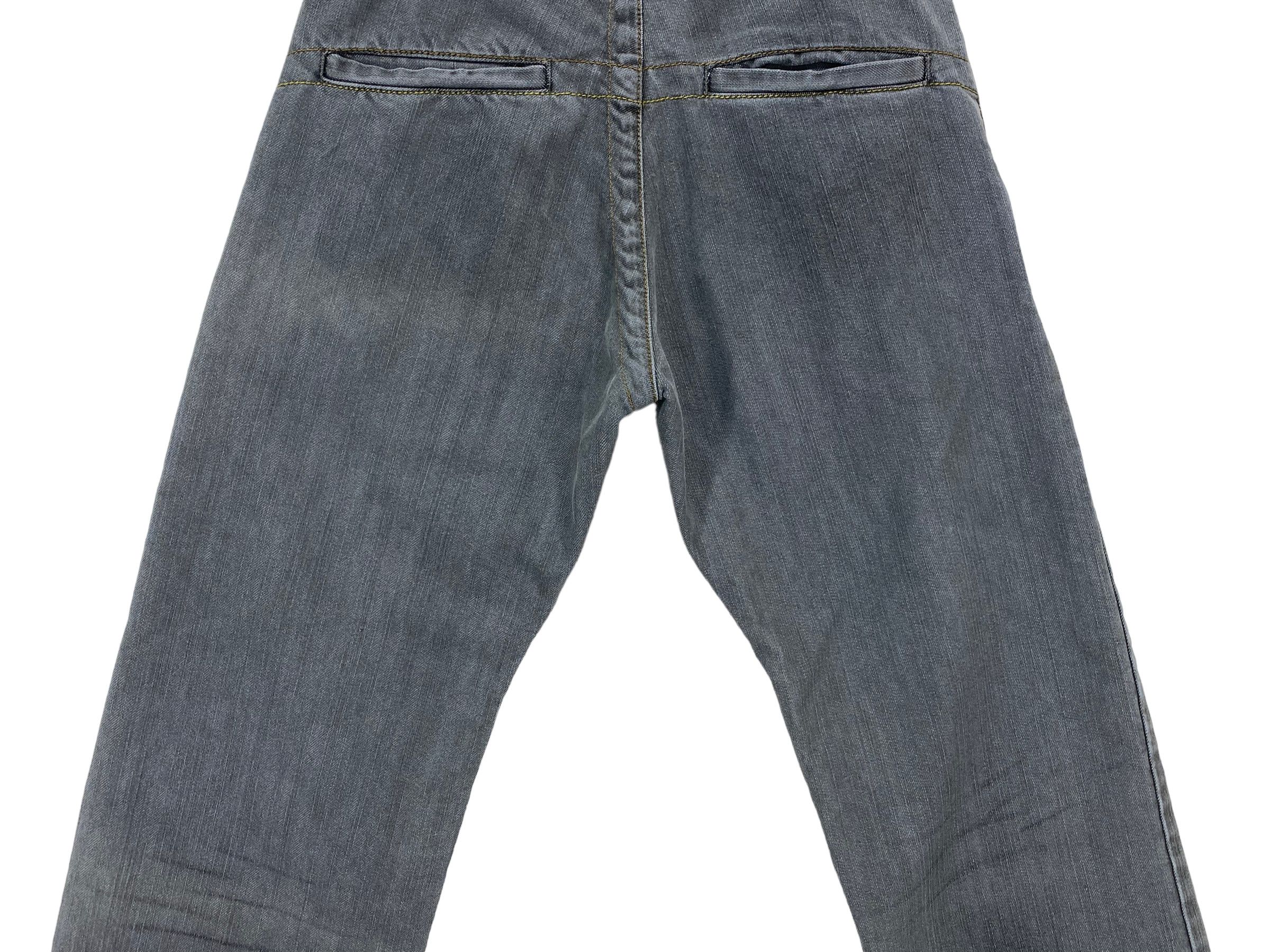 Japanese Brand 0-Construction Jeans Loose Gray Jeans Size US 31 - 10 Thumbnail