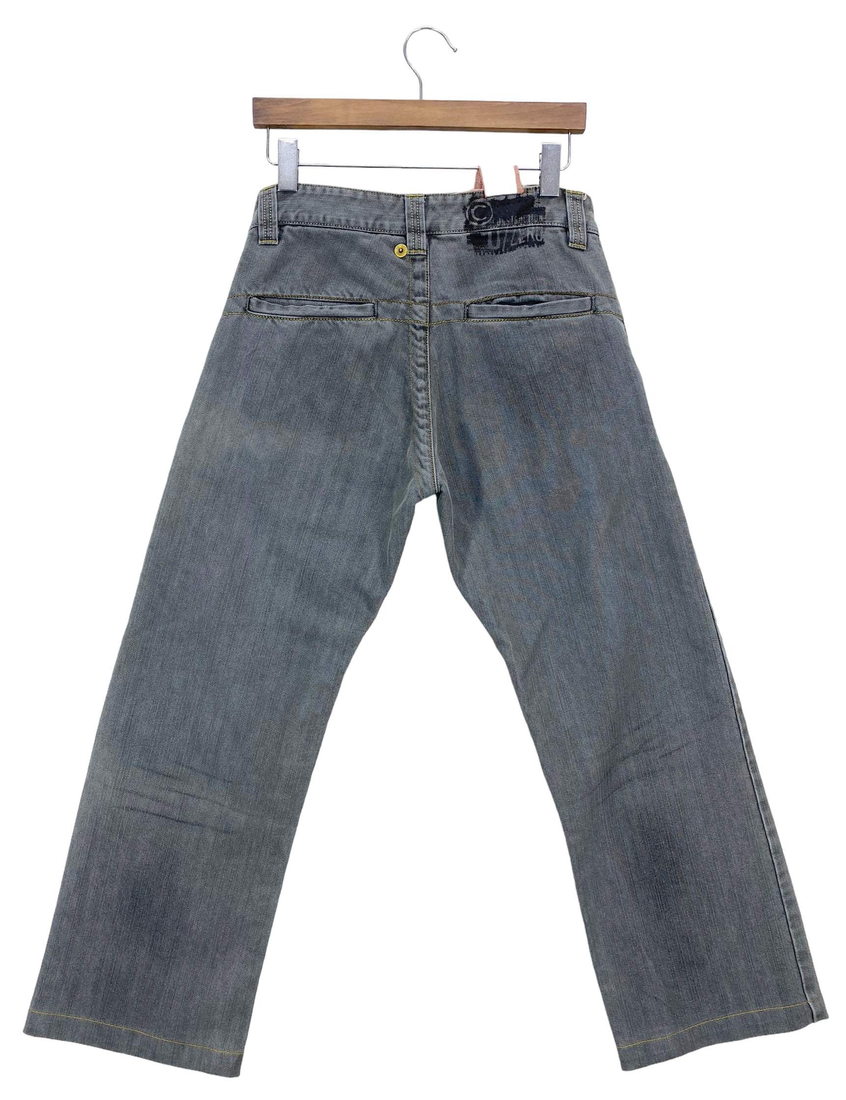Japanese Brand 0-Construction Jeans Loose Gray Jeans Size US 31 - 1 Thumbnail
