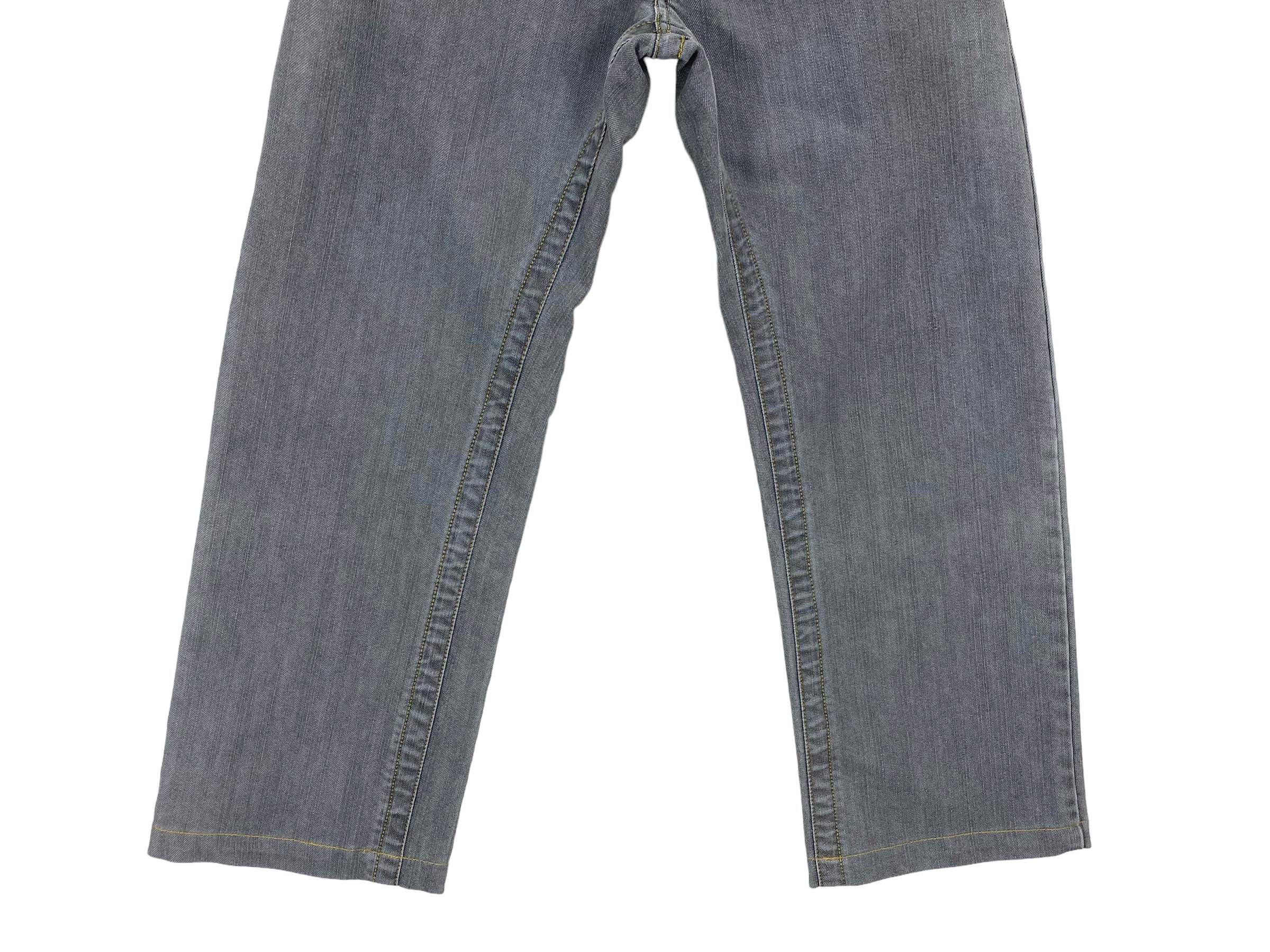 Japanese Brand 0-Construction Jeans Loose Gray Jeans Size US 31 - 6 Thumbnail