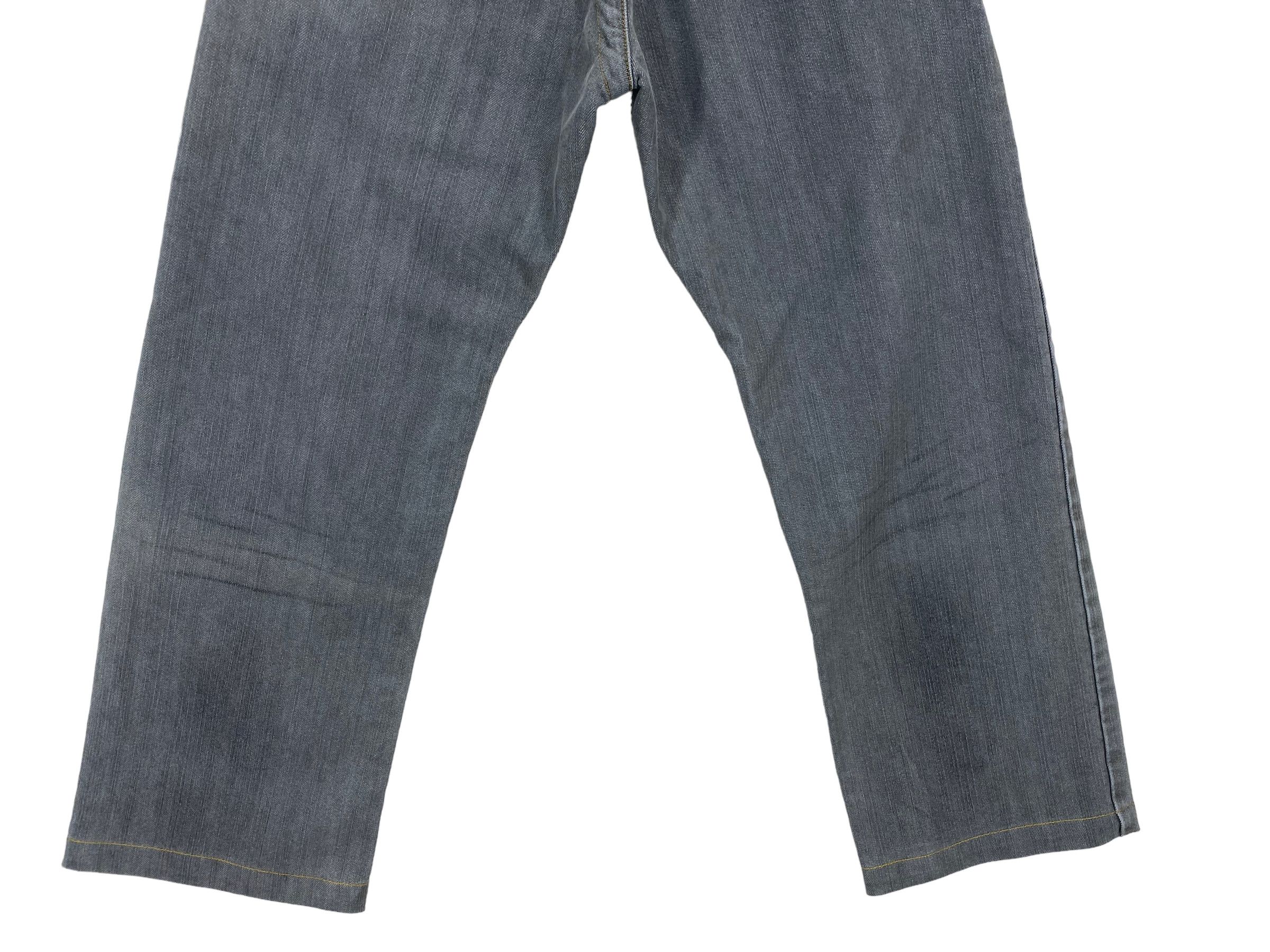 Japanese Brand 0-Construction Jeans Loose Gray Jeans Size US 31 - 11 Thumbnail