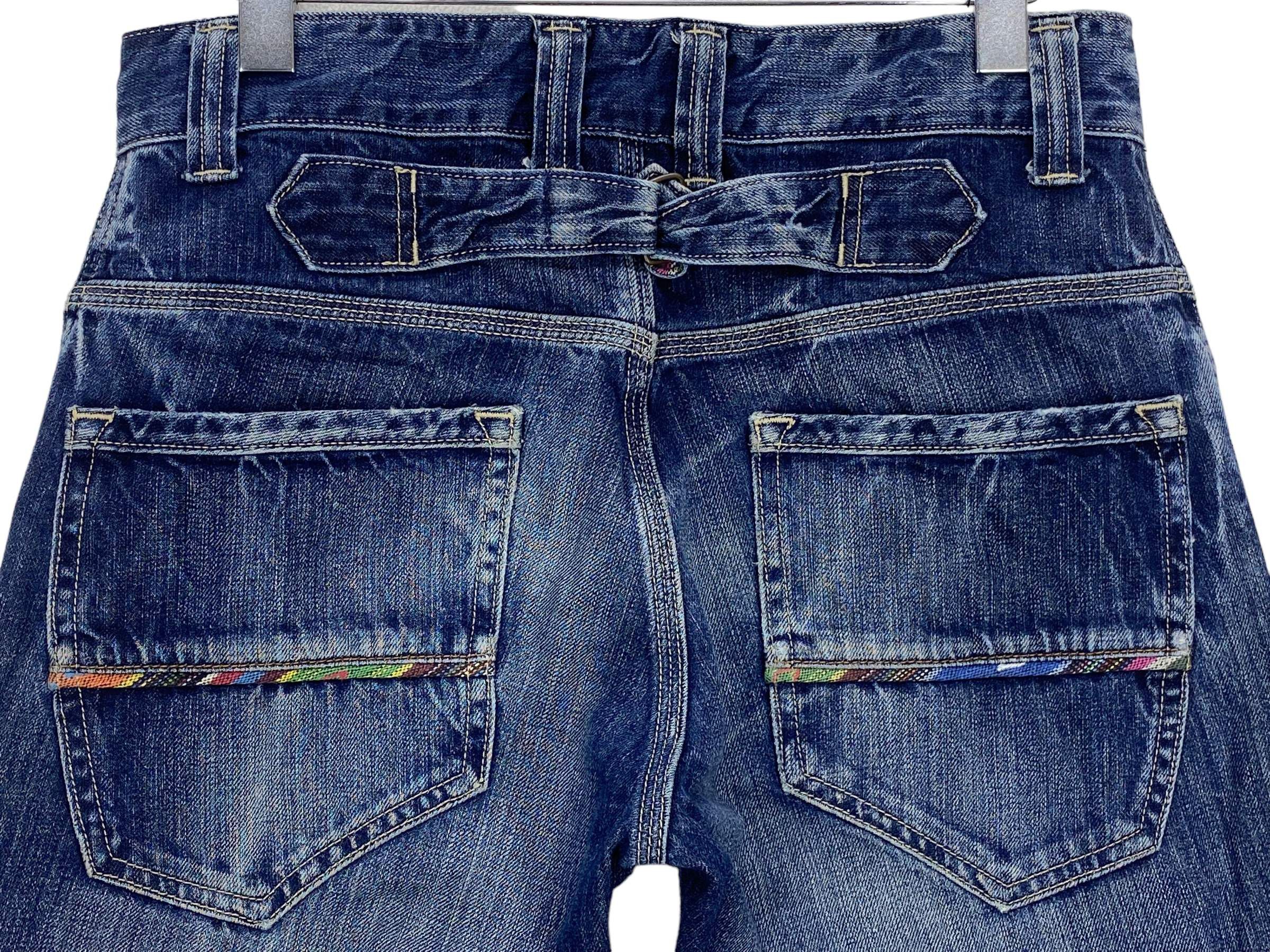 Vintage Free Gate Jeans Buckle Back Jeans Size US 31 - 9 Thumbnail