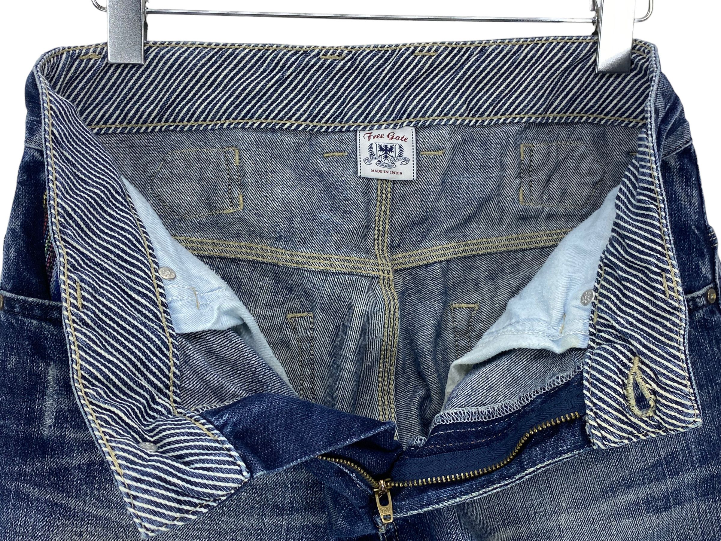 Vintage Free Gate Jeans Buckle Back Jeans Size US 31 - 12 Thumbnail