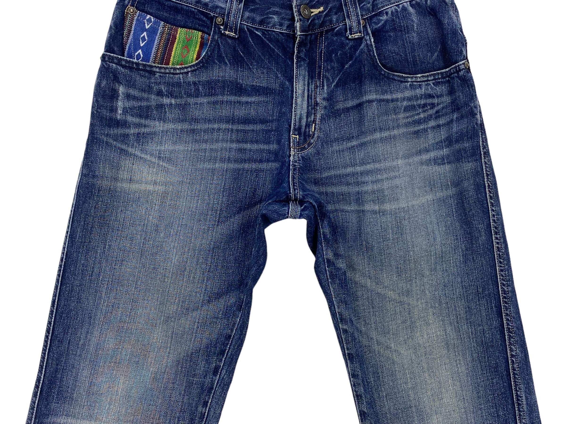 Vintage Free Gate Jeans Buckle Back Jeans Size US 31 - 4 Thumbnail