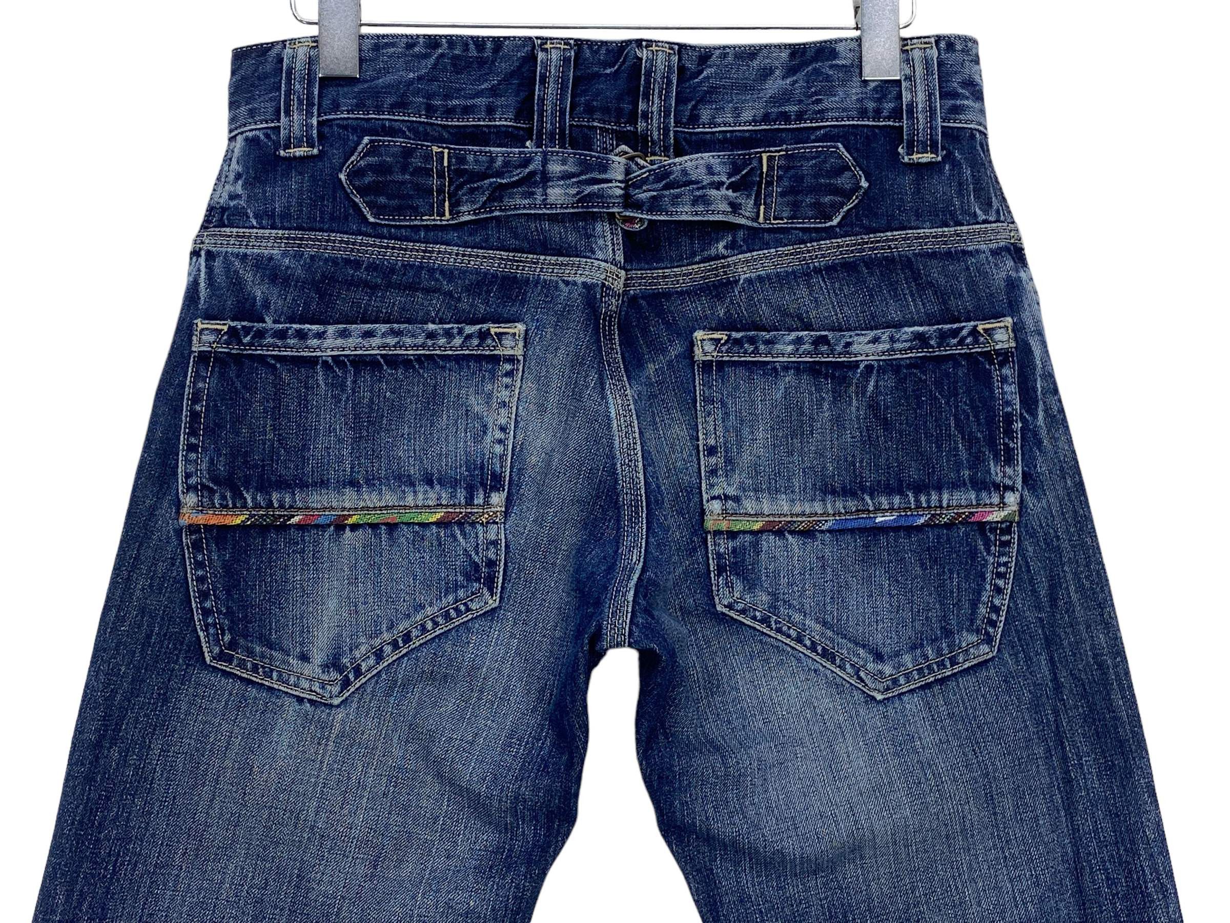 Vintage Free Gate Jeans Buckle Back Jeans Size US 31 - 7 Thumbnail