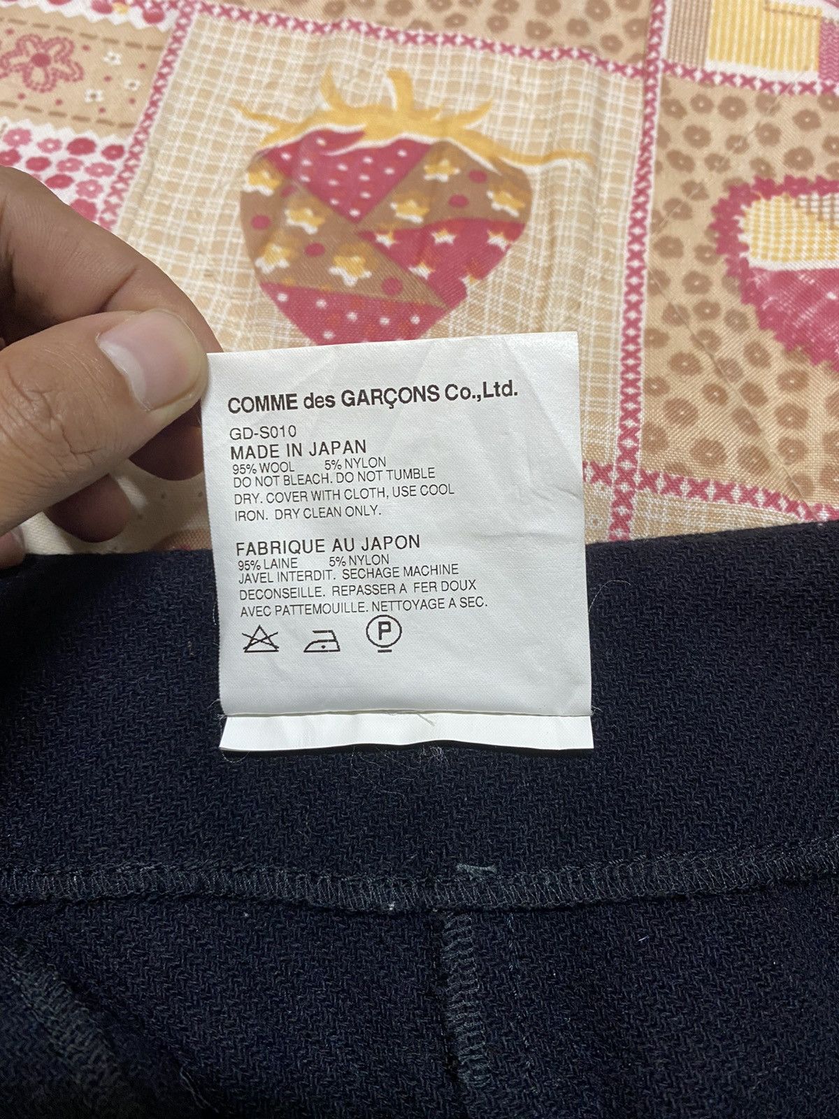 Comme des Garcons Japanese Comme des garçons Wool Skirt 🔥 Size 26" / US 2 / IT 38 - 6 Thumbnail