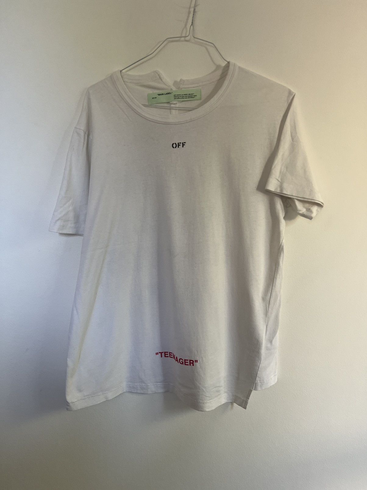 Off-White Off white Teenager TEE Size US L / EU 52-54 / 3 - 2 Thumbnail