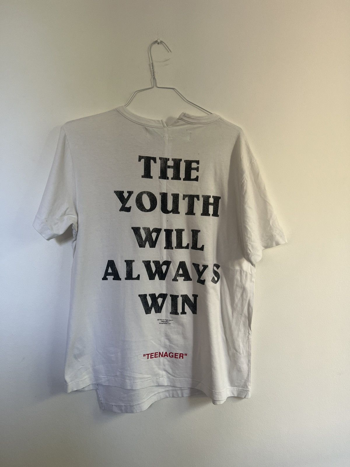 Off-White Off white Teenager TEE Size US L / EU 52-54 / 3 - 4 Thumbnail