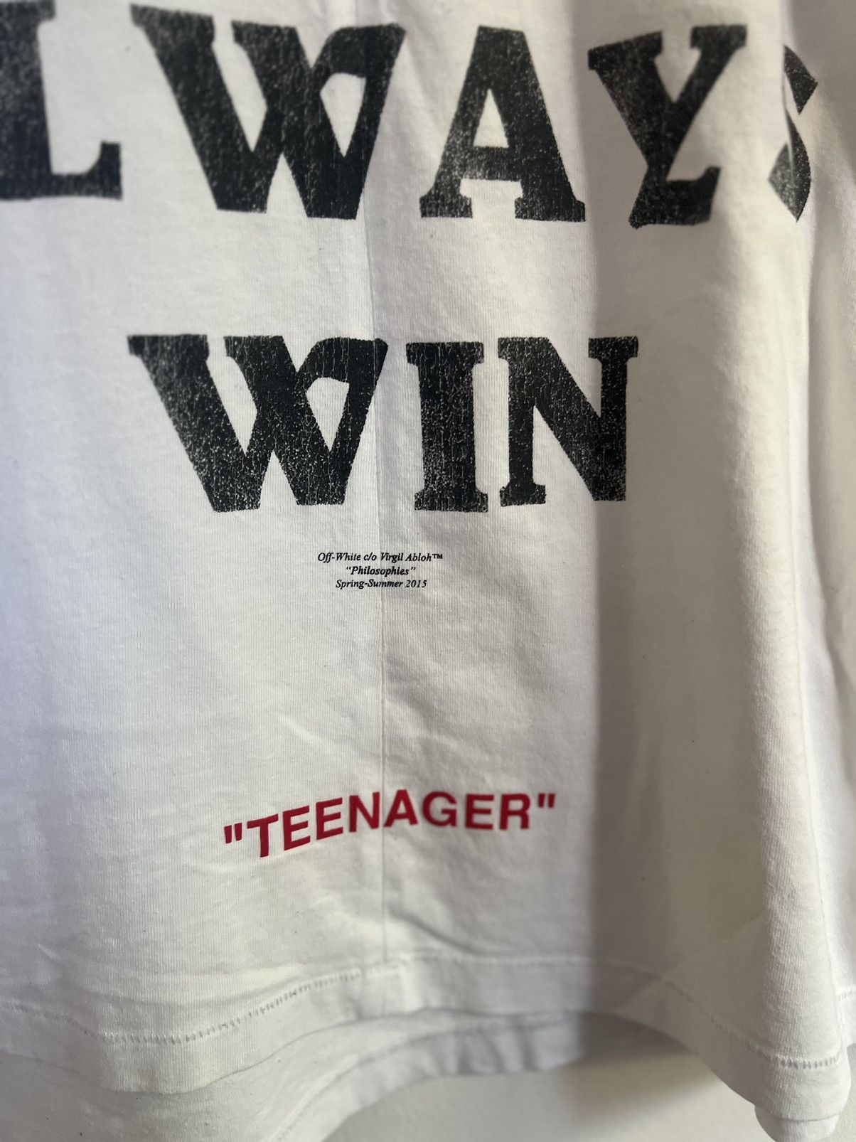 Off-White Off white Teenager TEE Size US L / EU 52-54 / 3 - 7 Thumbnail