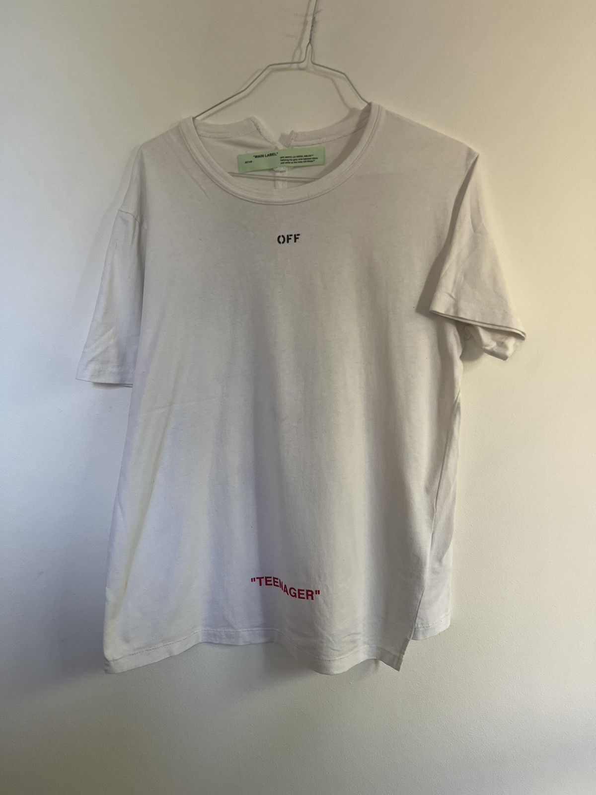 Off-White Off white Teenager TEE Size US L / EU 52-54 / 3 - 3 Thumbnail
