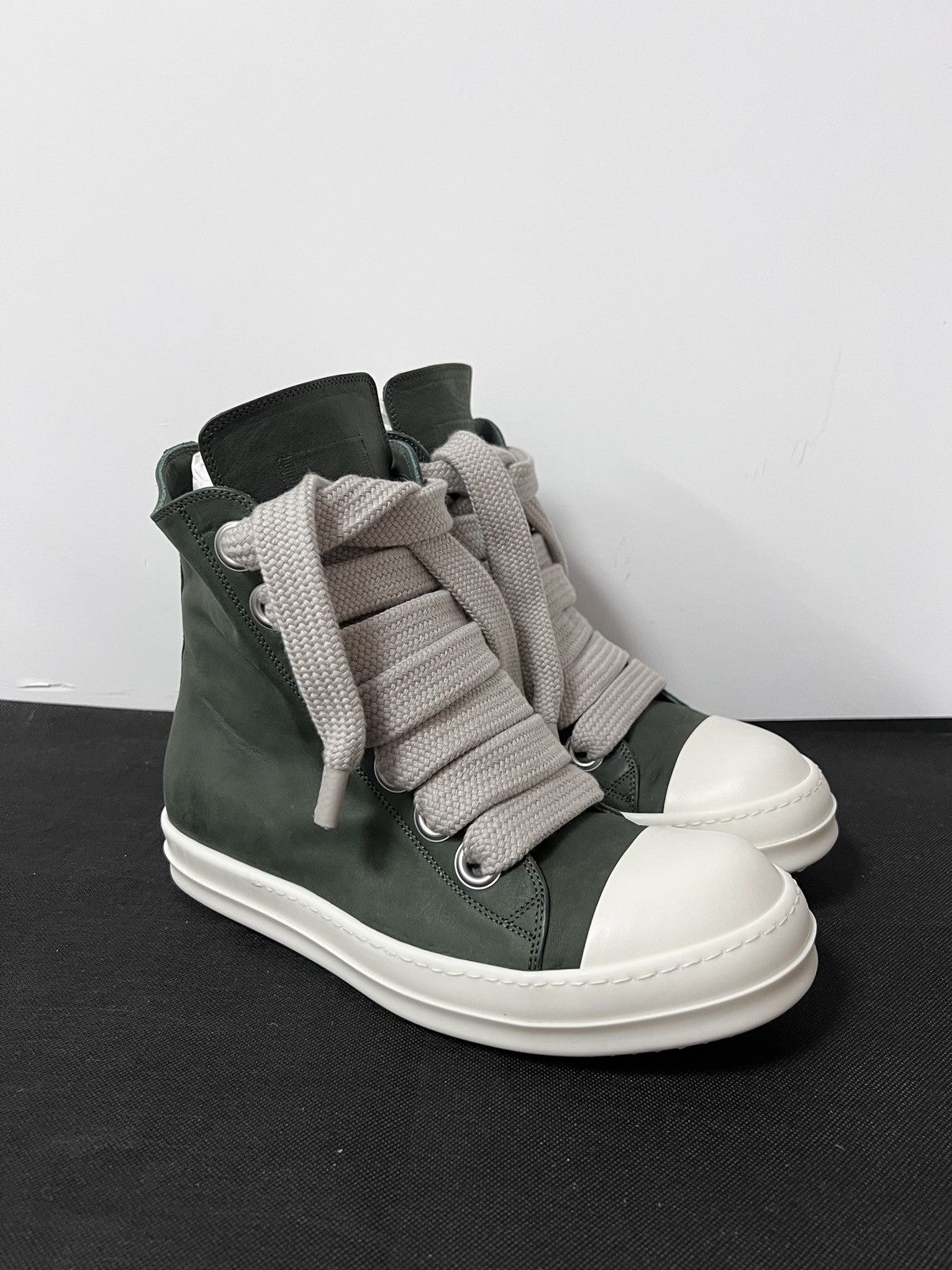 Rick Owens New Rick Owens SS23 EDFU Leather Jumbo Laces Sneakers 42 Size US 9 / EU 42 - 5 Thumbnail