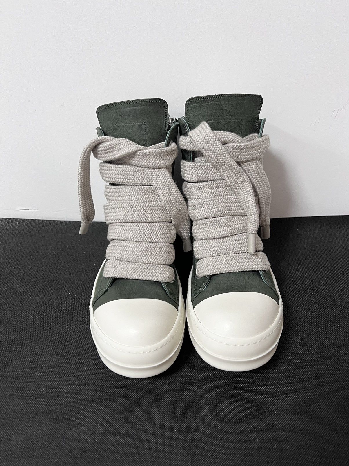Rick Owens New Rick Owens SS23 EDFU Leather Jumbo Laces Sneakers 42 Size US 9 / EU 42 - 3 Thumbnail