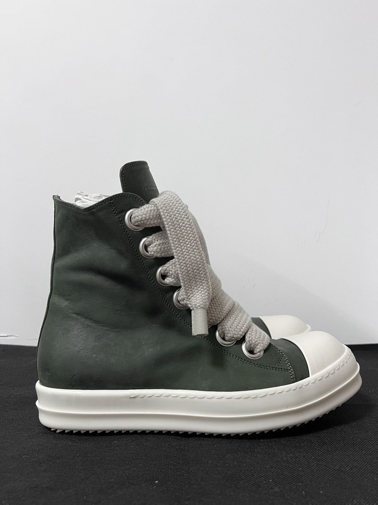 Rick Owens New Rick Owens SS23 EDFU Leather Jumbo Laces Sneakers 42 Size US 9 / EU 42 - 4 Thumbnail