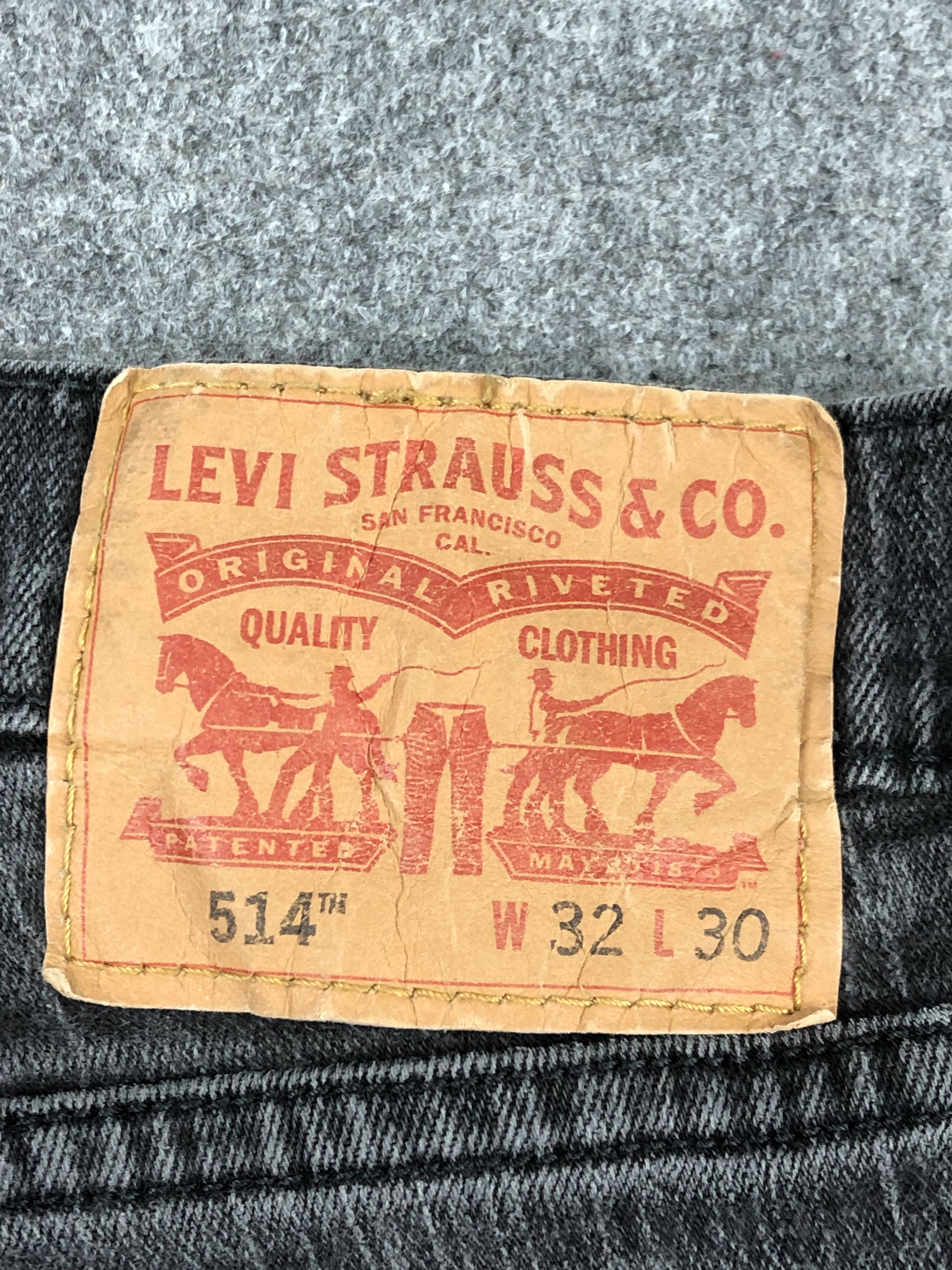 Levi's Vintage Levis 514 Denim DP1378 Size US 32 / EU 48 - 5 Thumbnail