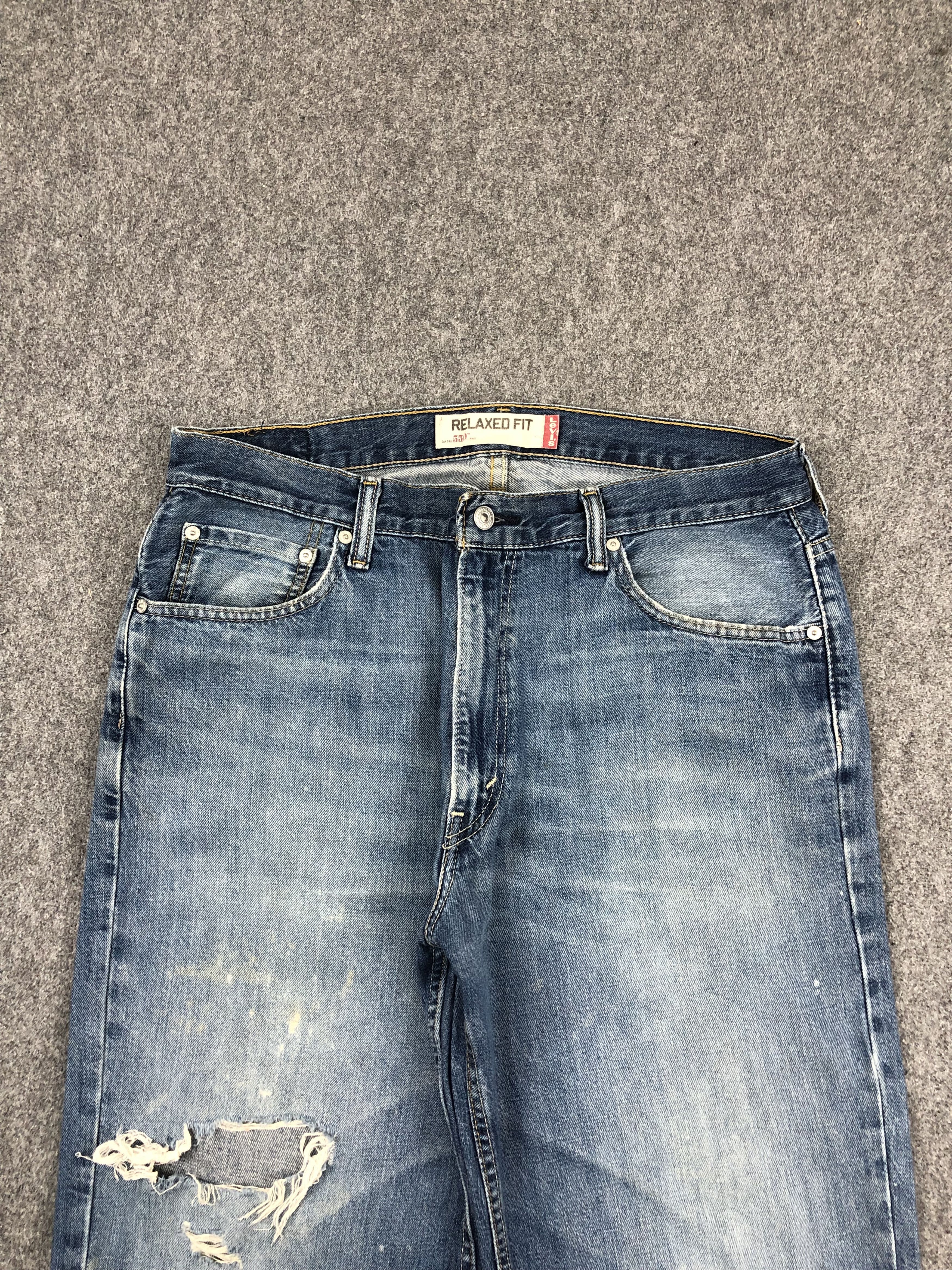 Levi's × Vintage Faded Blue Vintage Levis 550 Jeans DP1401 Size US 36 / EU 52 - 2 Thumbnail