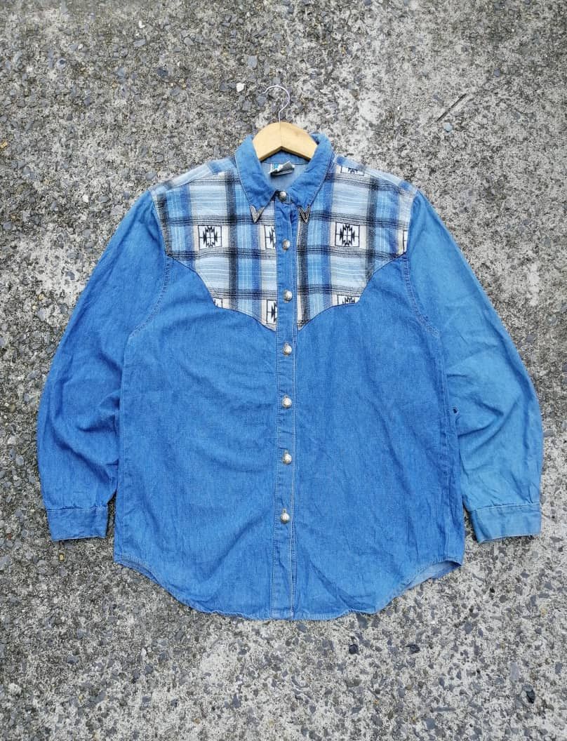 Other Navajo Denim Styles Longsleeve Buttons Shirt Size US M / EU 48-50 / 2 - 1 Thumbnail