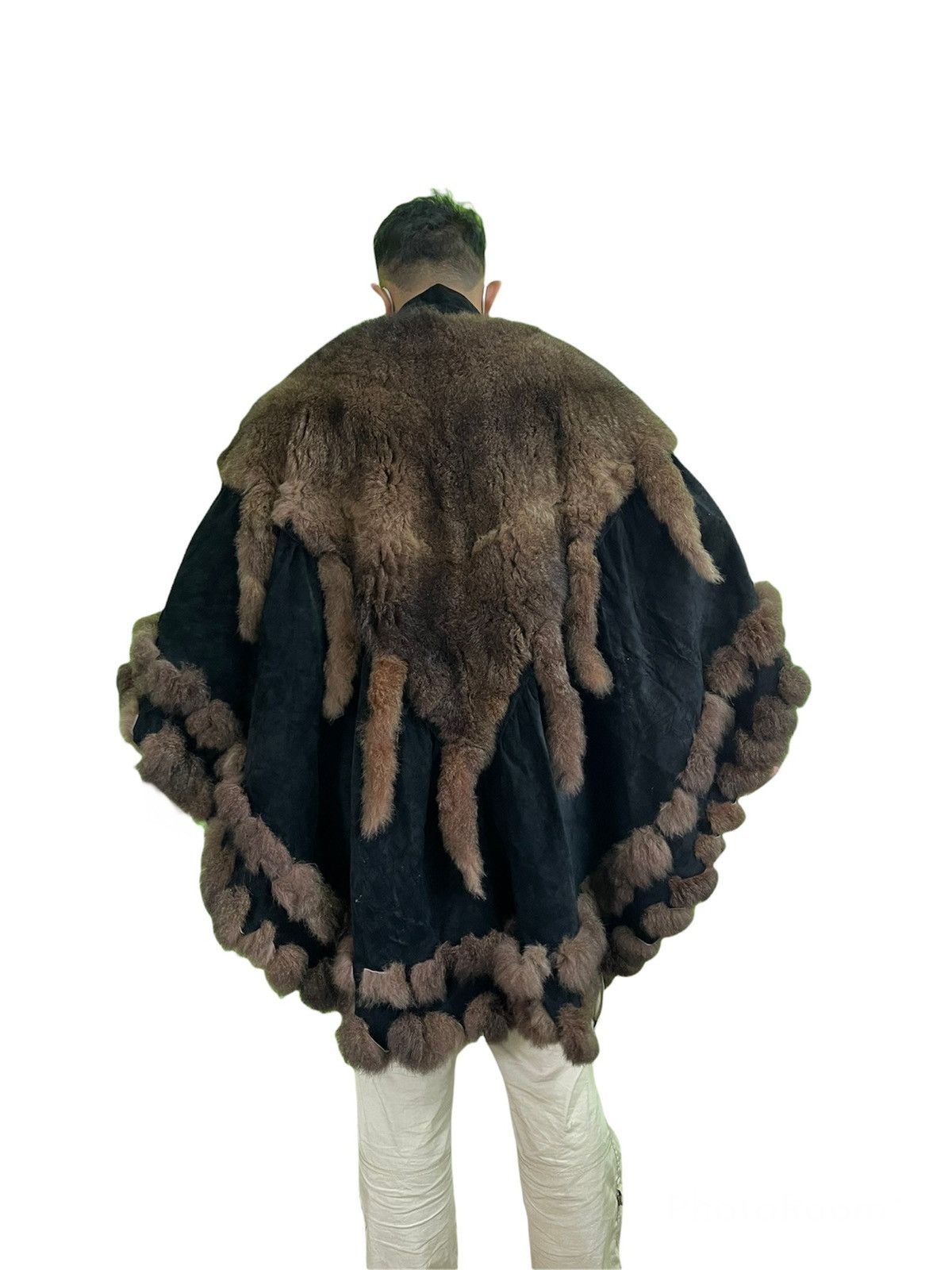 Other 🔥🚀FINAL DROP🚀🔥VINTAGE VIKING STYLE MINK FUR PONCHO CAPE Size US L / EU 52-54 / 3 - 2 Thumbnail