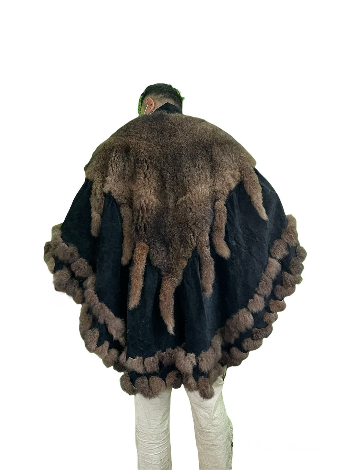 Other 🔥🚀FINAL DROP🚀🔥VINTAGE VIKING STYLE MINK FUR PONCHO CAPE Size US L / EU 52-54 / 3 - 1 Thumbnail