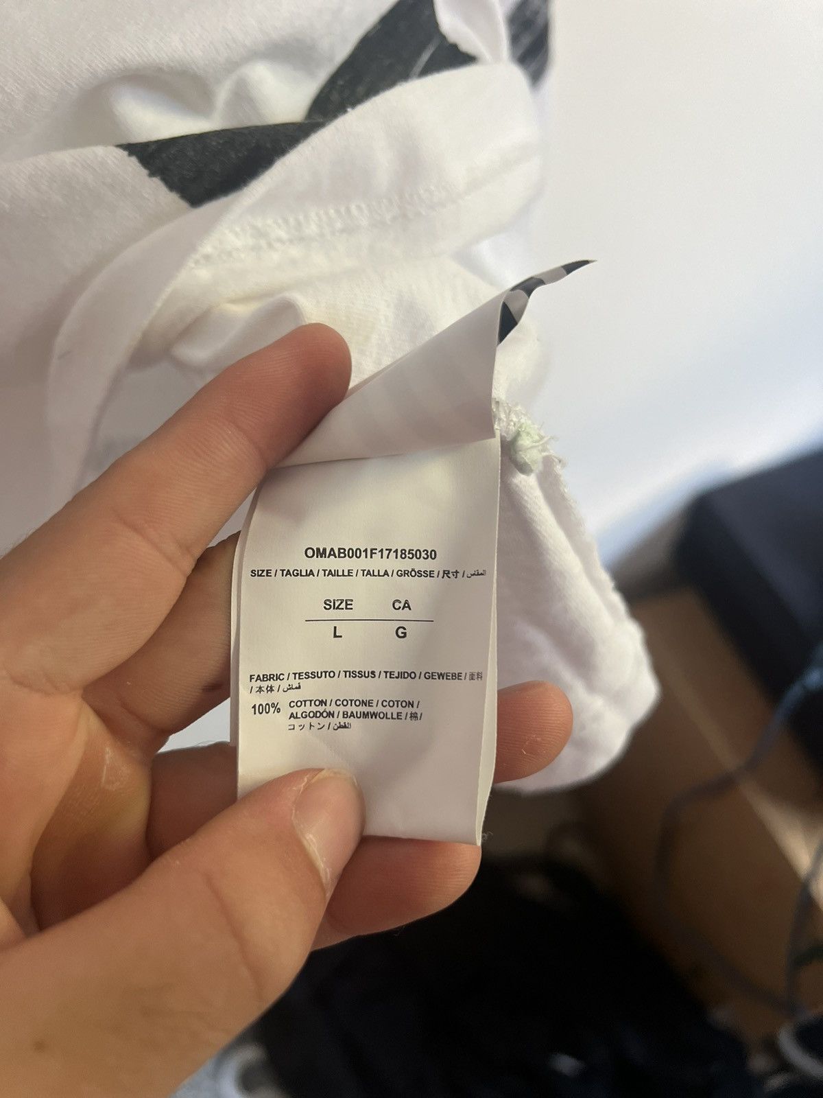 Off-White Off white seeing things Long Sleeve TEE Size US L / EU 52-54 / 3 - 11 Thumbnail
