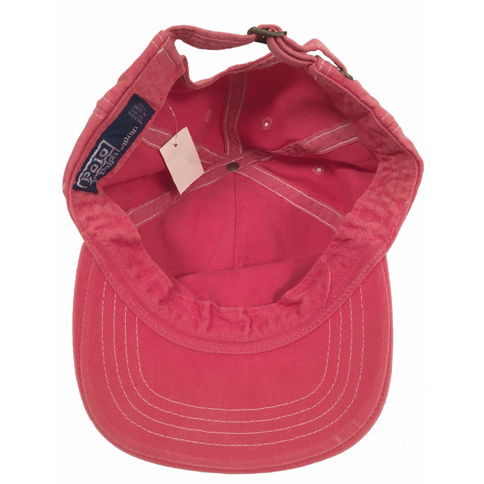 Polo Ralph Lauren NEW VINTAGE Polo Ralph Lauren Baseball Hat! Pink Red Polo 67 Size ONE SIZE - 2 Thumbnail