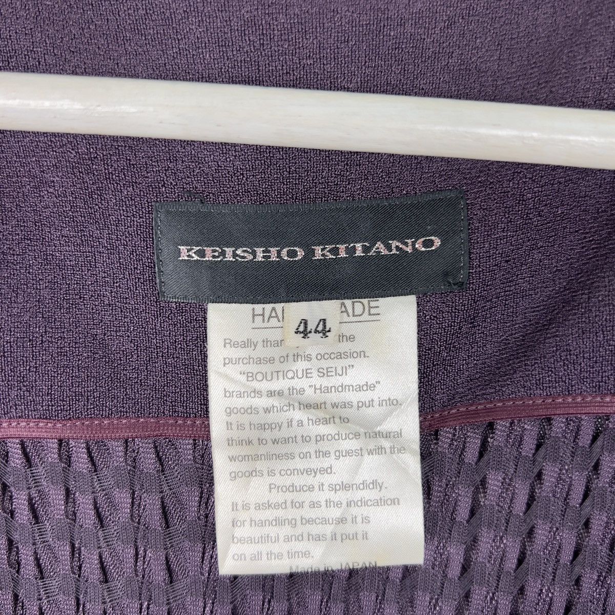 Designer × Japanese Brand 🔥 HAND MADE KEISHO KITANO Size US M / EU 48-50 / 2 - 9 Thumbnail