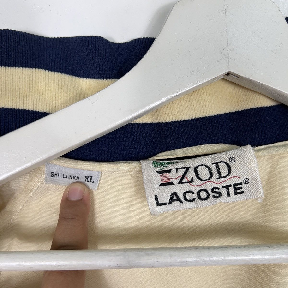 Izod × Lacoste 🔥 VINTAGE IZOD LACOSTE SWEATER JACKET Size US XL / EU 56 / 4 - 10 Thumbnail
