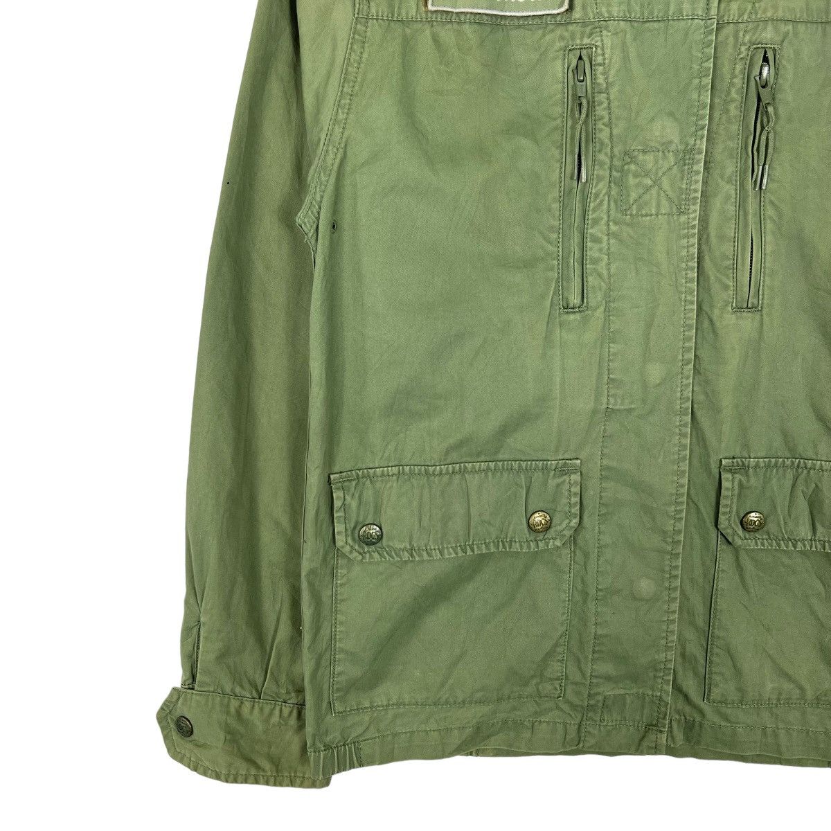 Hysteric Glamour × Japanese Brand 🔥 RODEO CROWNS BALMY DAYS SHUFFLE TAPE MILITARY JACKET Size US S / EU 44-46 / 1 - 3 Thumbnail