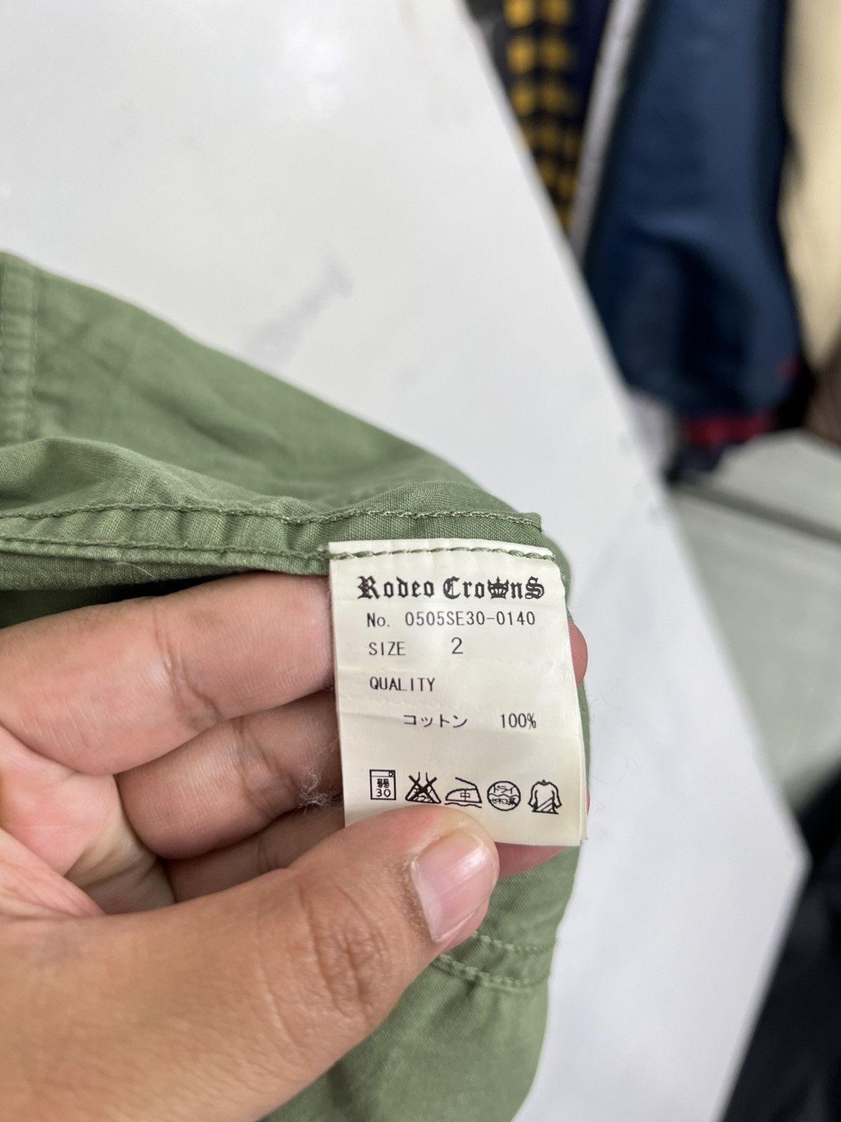 Hysteric Glamour × Japanese Brand 🔥 RODEO CROWNS BALMY DAYS SHUFFLE TAPE MILITARY JACKET Size US S / EU 44-46 / 1 - 11 Thumbnail