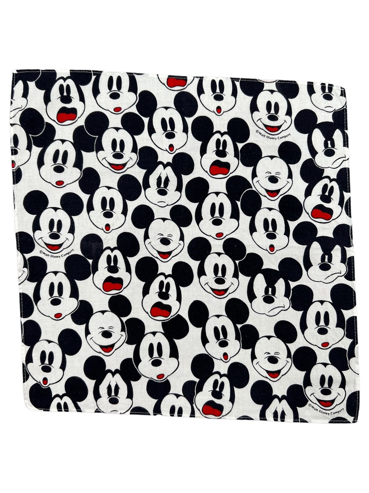 Disney Mickey Mouse Handkerchief Neckerchief Bandana Pocketsquare Size ONE SIZE - 1 Thumbnail