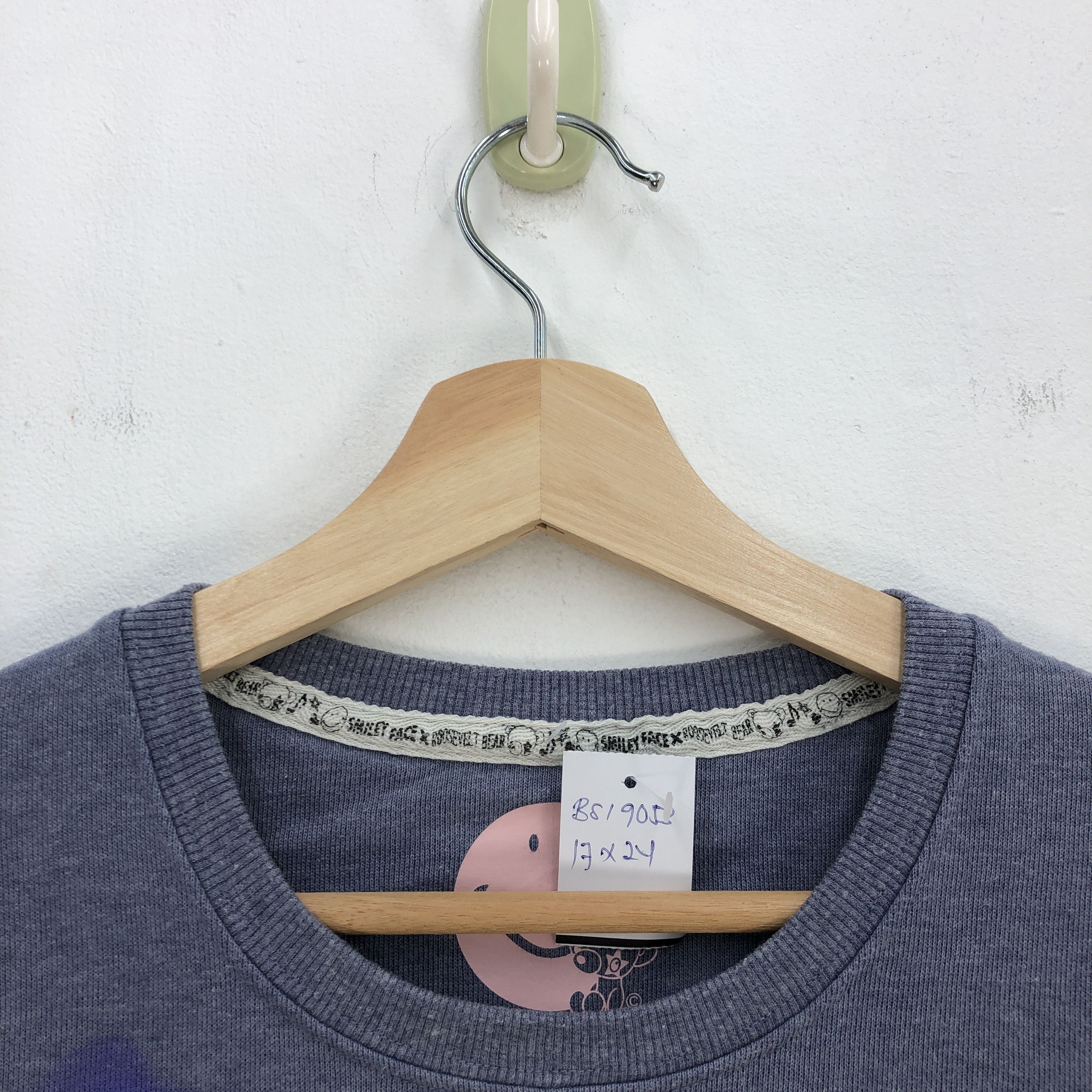 Japanese Brand × Vintage Smiley Face X Roosevelt Bear T Shirt alike Kapital Tees Size US S / EU 44-46 / 1 - 3 Thumbnail