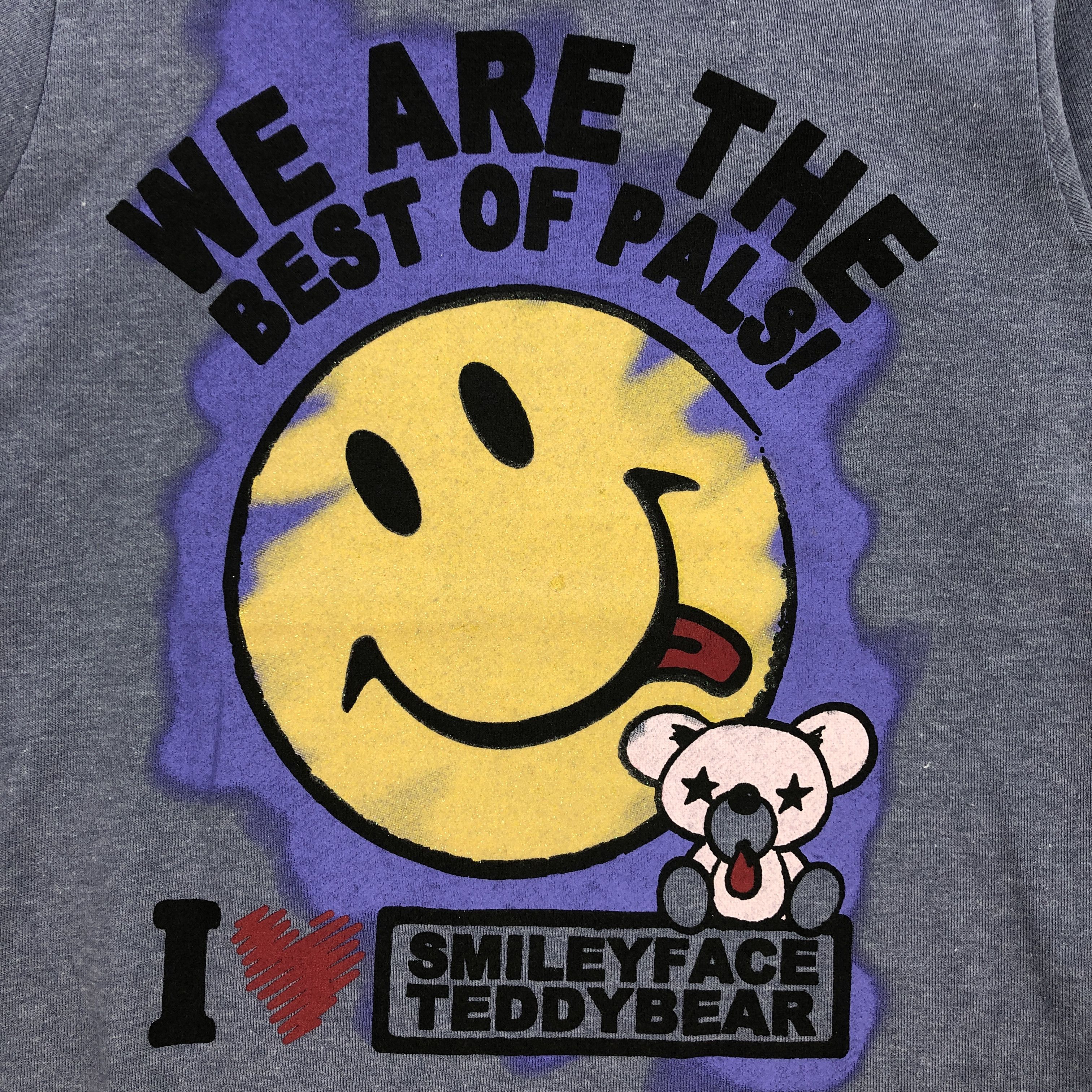 Japanese Brand × Vintage Smiley Face X Roosevelt Bear T Shirt alike Kapital Tees Size US S / EU 44-46 / 1 - 2 Thumbnail