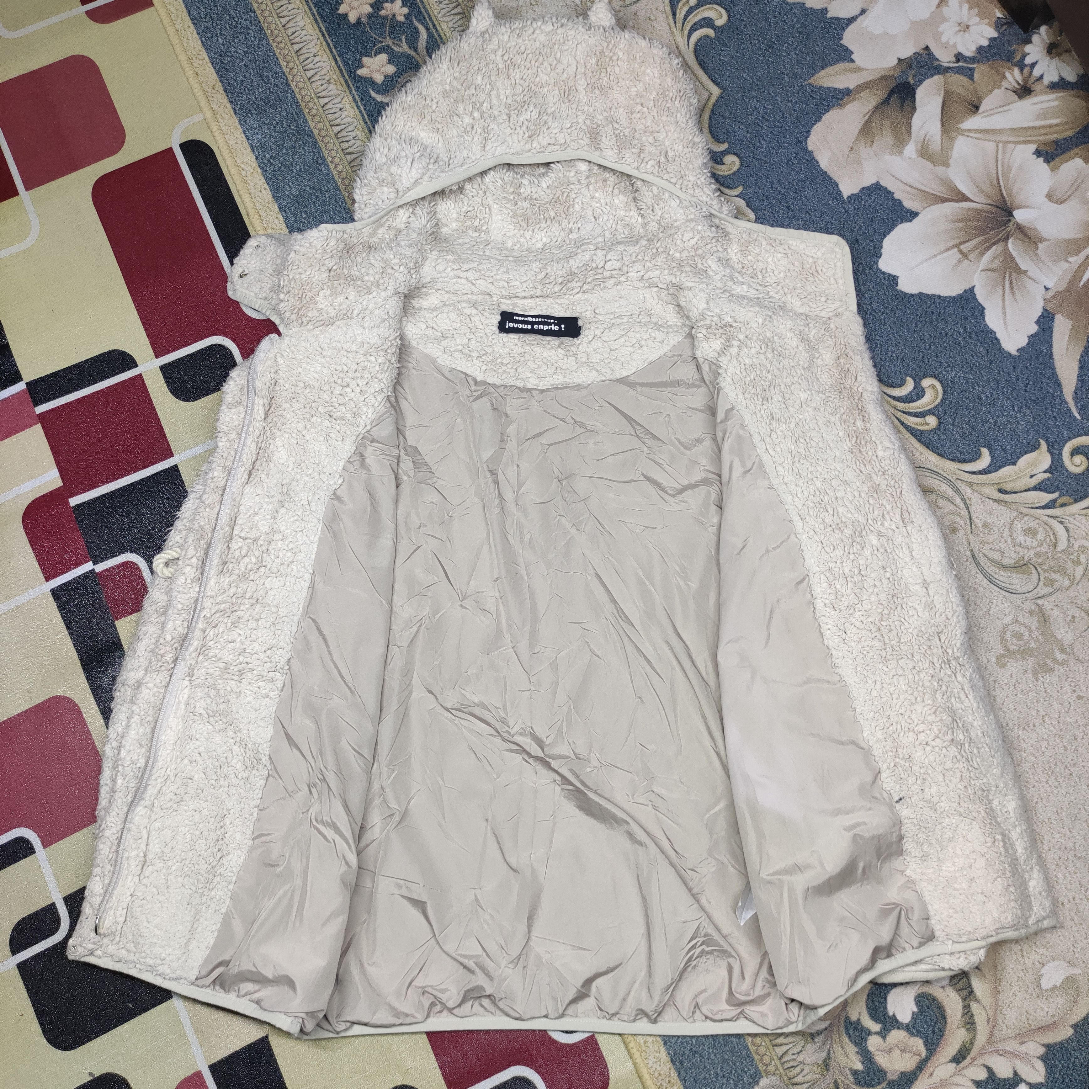 Issey Miyake Mercibeaucoup Jevous enprie Ear Mouse Duffle Fleece Size M / US 6-8 / IT 42-44 - 17 Thumbnail