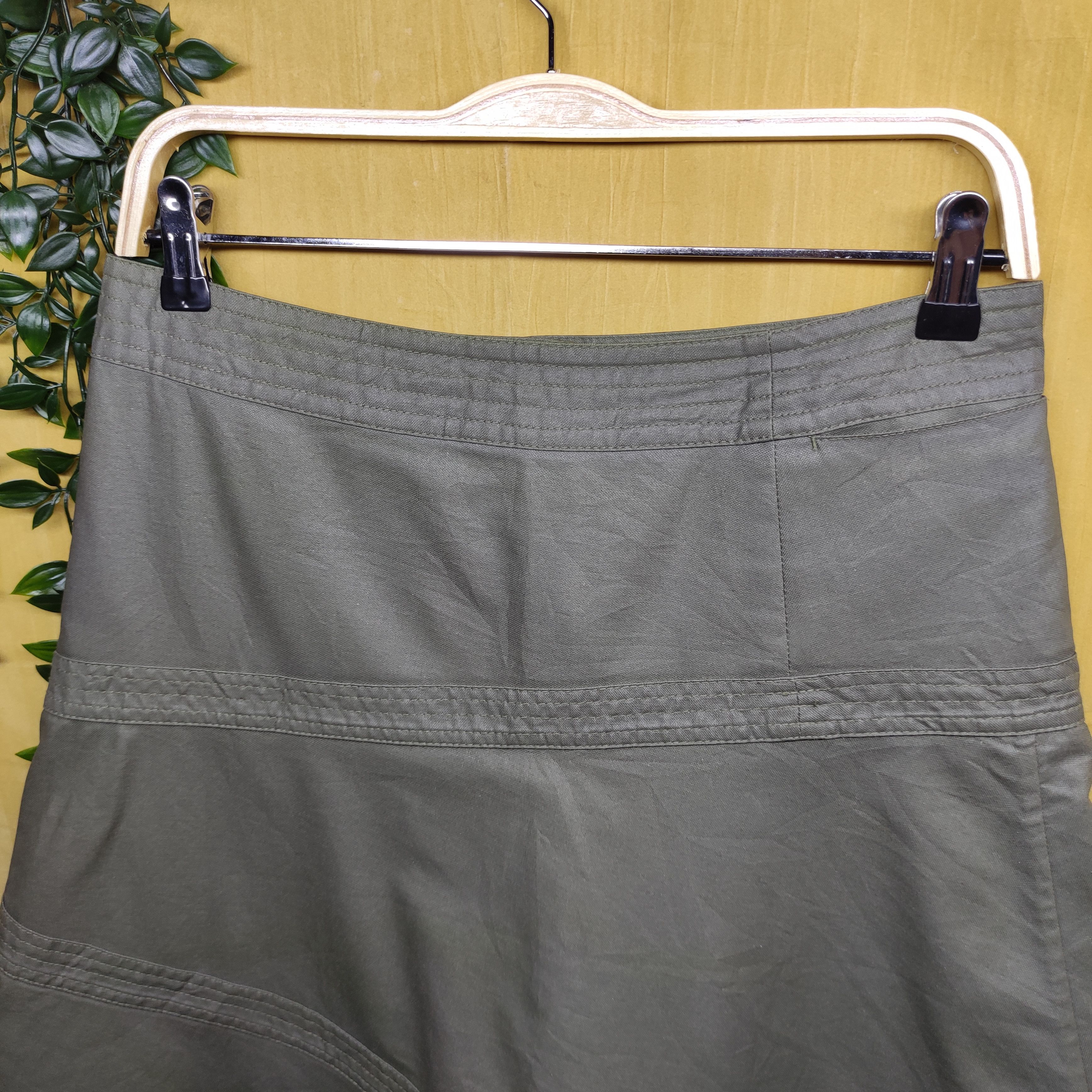 Tsumori Chisato A7 IsseyMiyake Tsumori Chisato Wax jean skirt Size 31" - 4 Thumbnail
