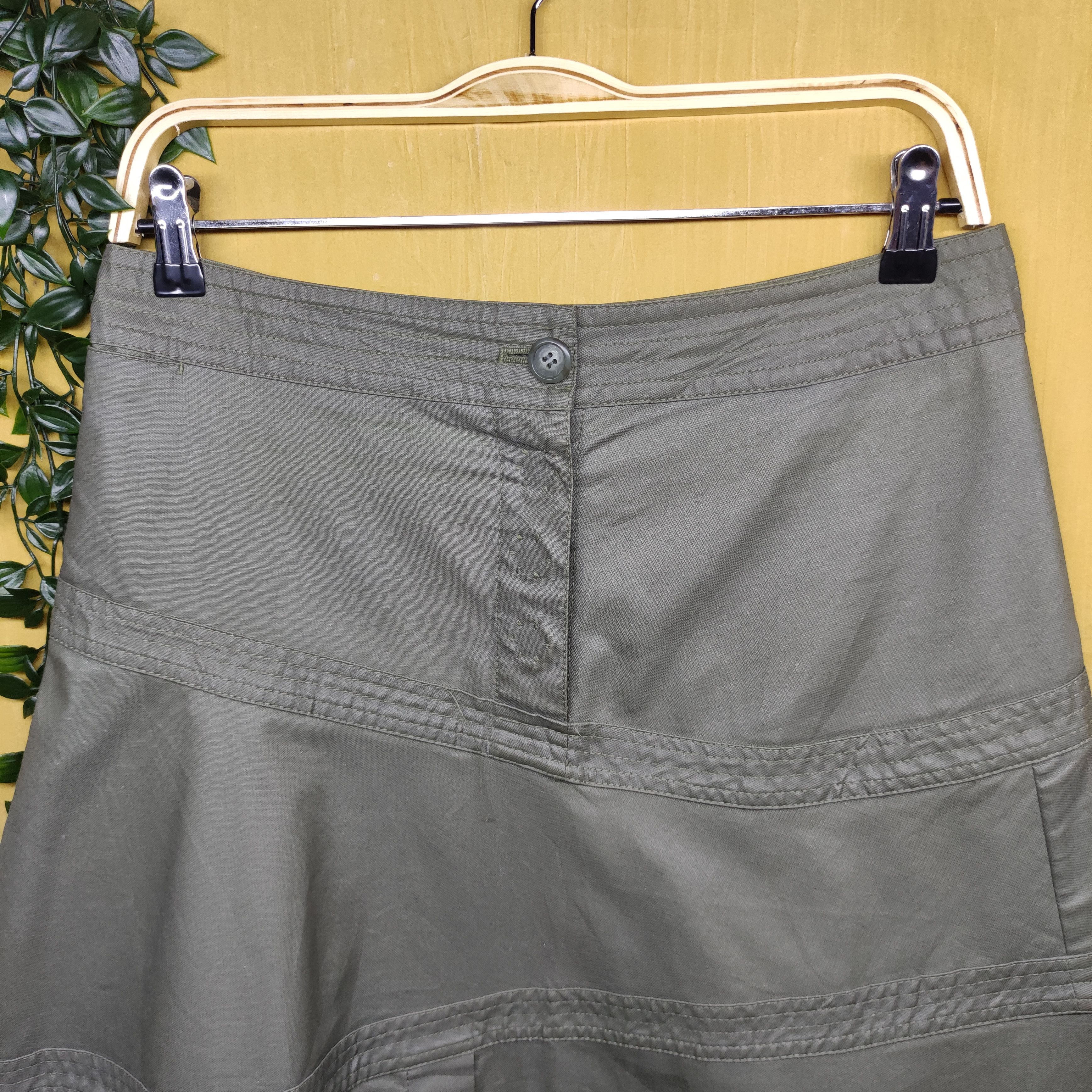 Tsumori Chisato A7 IsseyMiyake Tsumori Chisato Wax jean skirt Size 31" - 5 Thumbnail