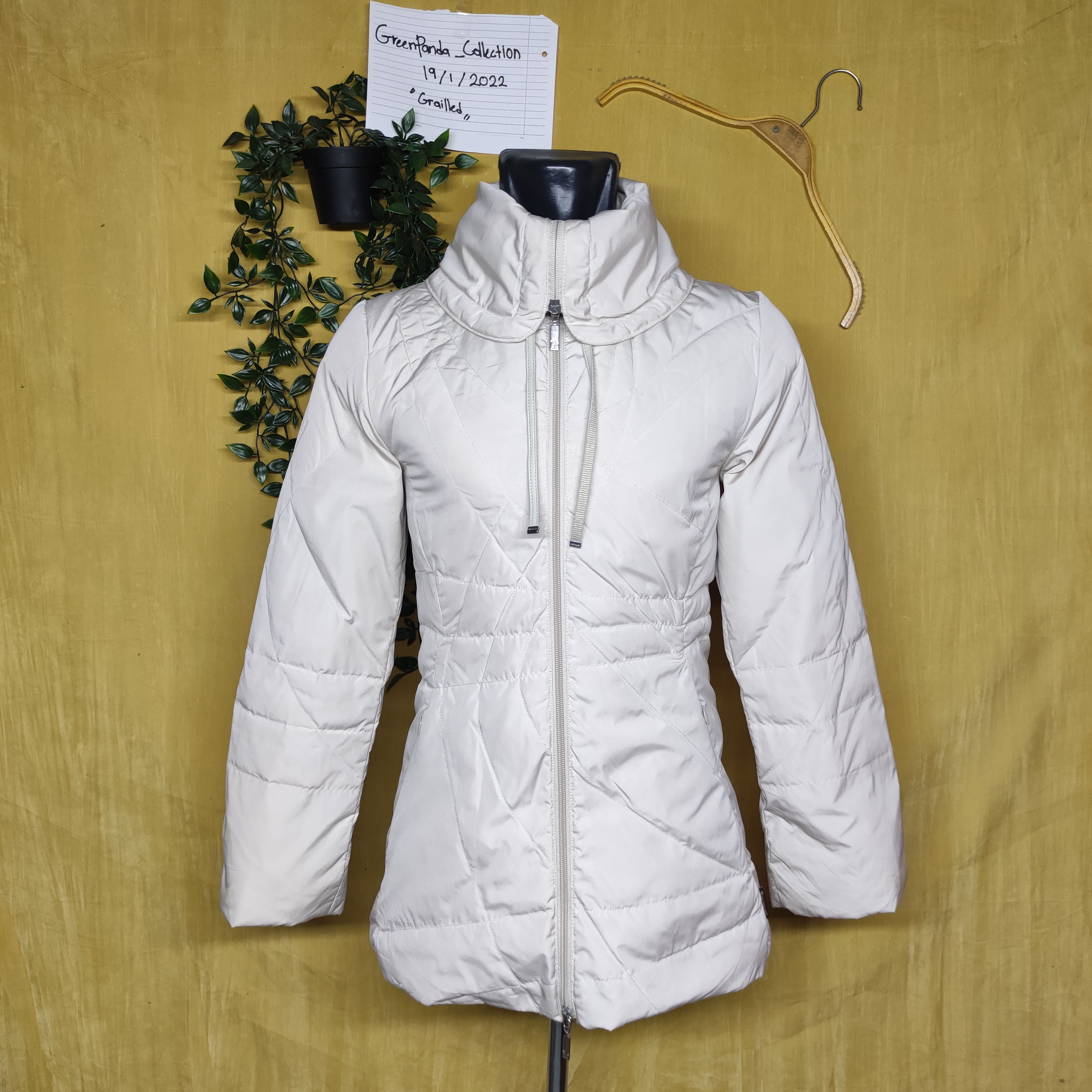 Moncler White Stripe Menuire Puffer Jacket Chief Keef | Grailed