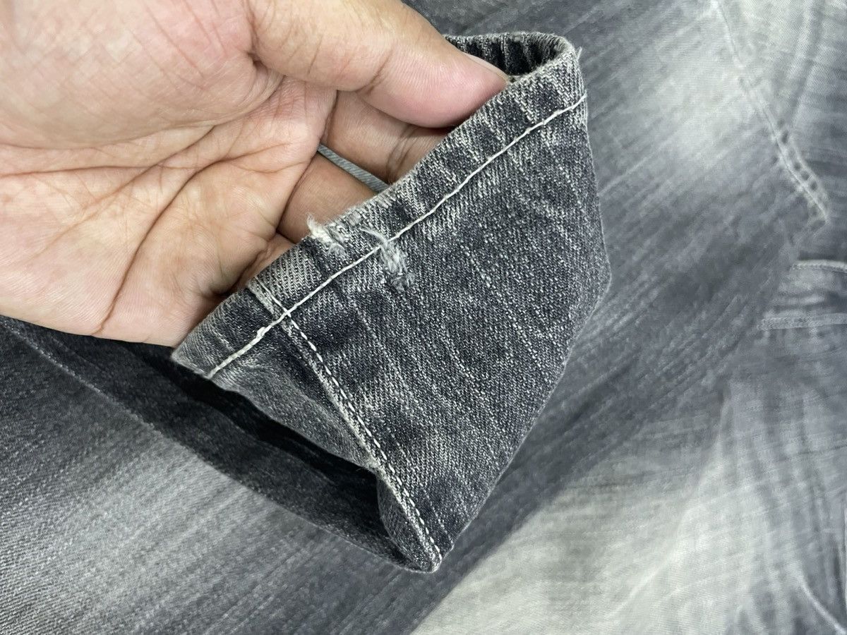 Japanese Brand Vintage Uniqlo Japan Faded Black Jeans Numbernine Style Size US 34 / EU 50 - 9 Thumbnail
