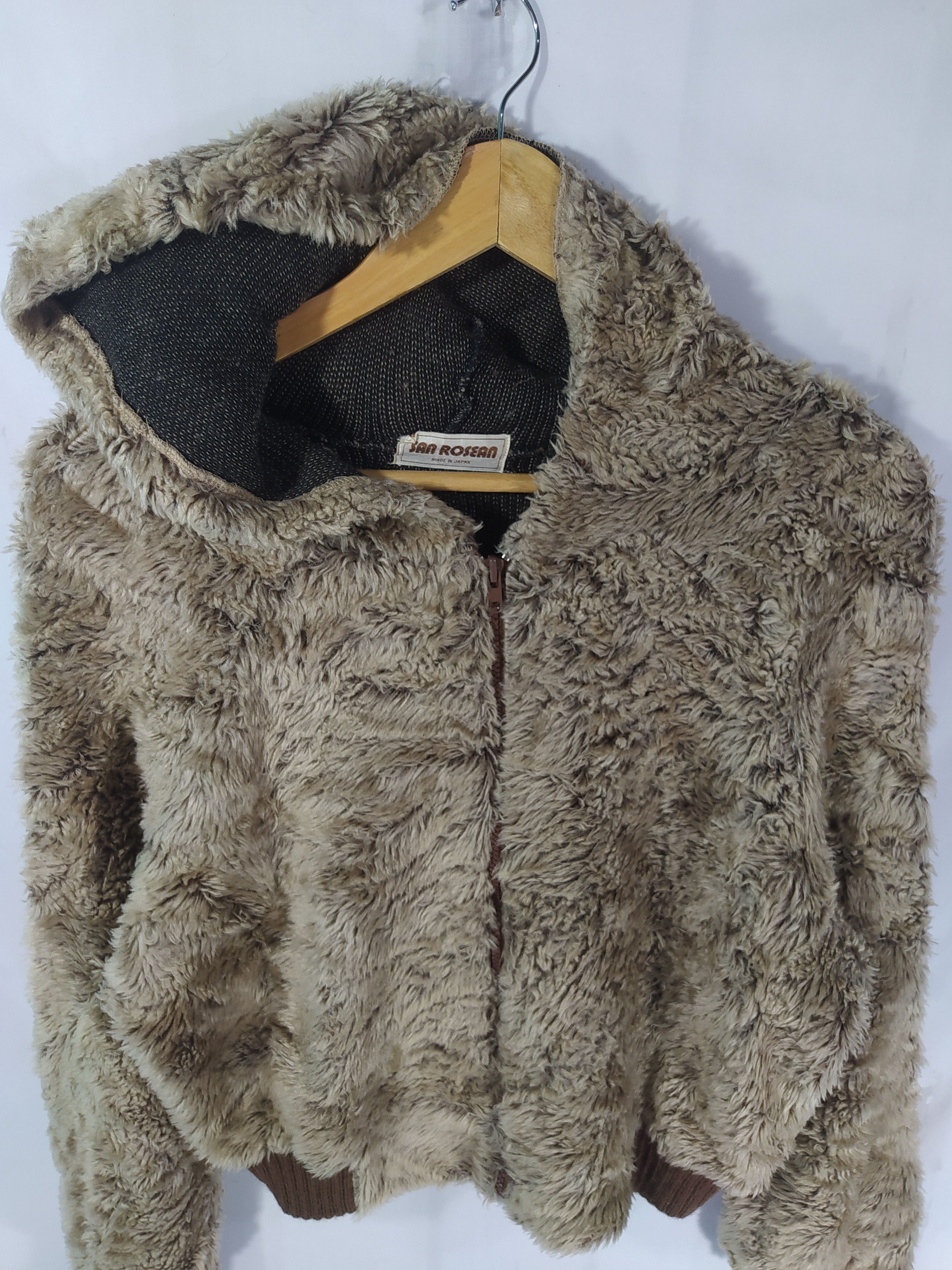 Made in japan San Rosean pile fleece Cropped jacket
