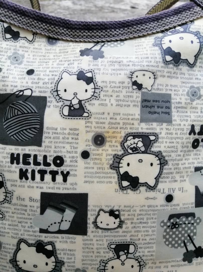 Anime Hello Kitty Allover Print Handbag Size ONE SIZE - 9 Thumbnail
