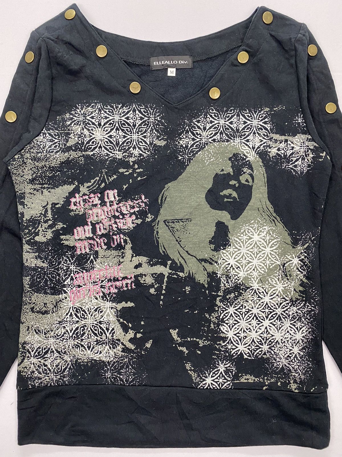 Japanese Brand Elleallo Div. Rare Shirt Size US XS / EU 42 / 0 - 3 Thumbnail