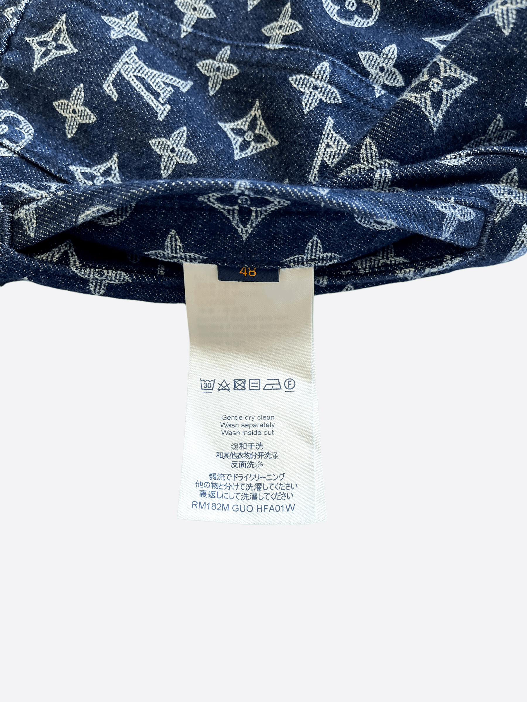 Louis Vuitton Louis Vuitton Kim Jones Monogram Denim Jacket Size US M / EU 48-50 / 2 - 6 Thumbnail