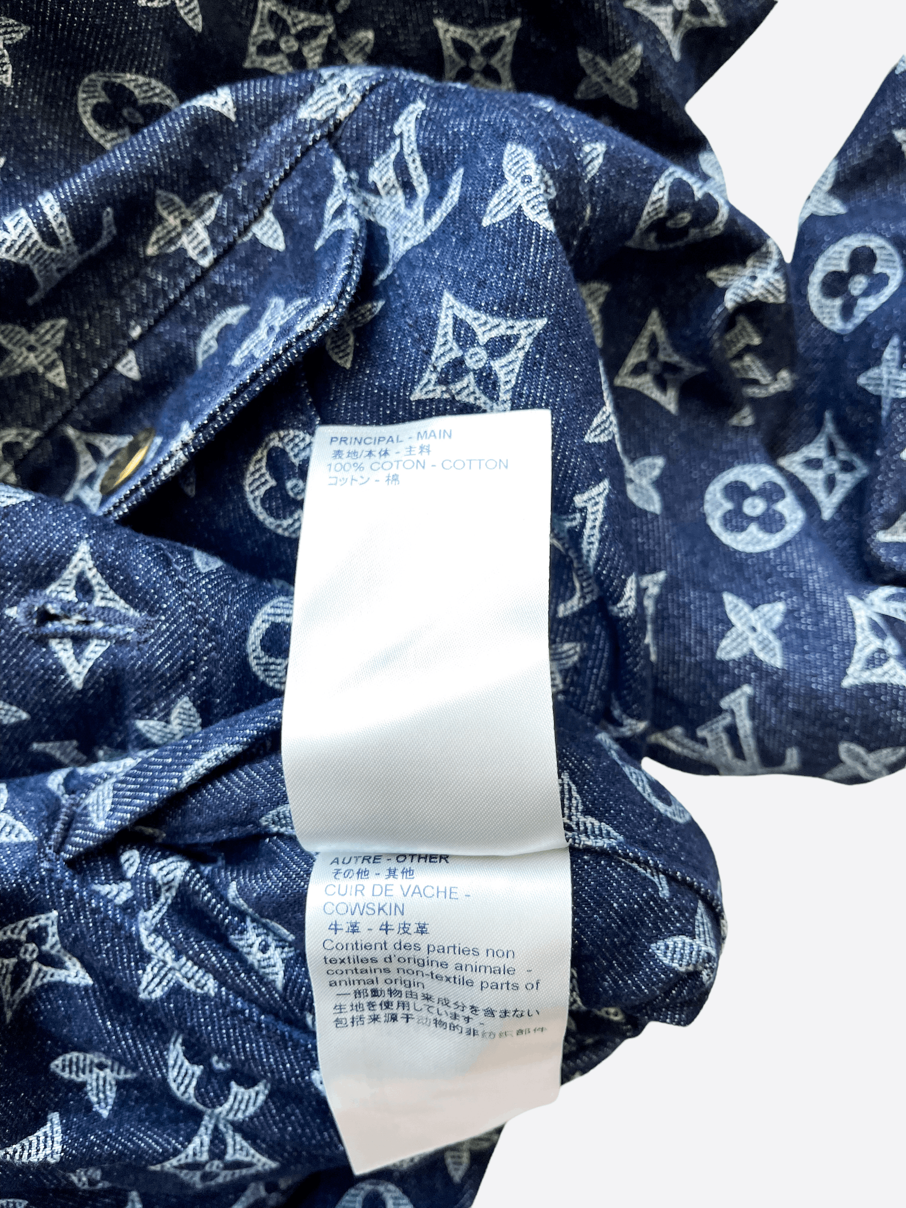Louis Vuitton Louis Vuitton Kim Jones Monogram Denim Jacket Size US M / EU 48-50 / 2 - 7 Thumbnail