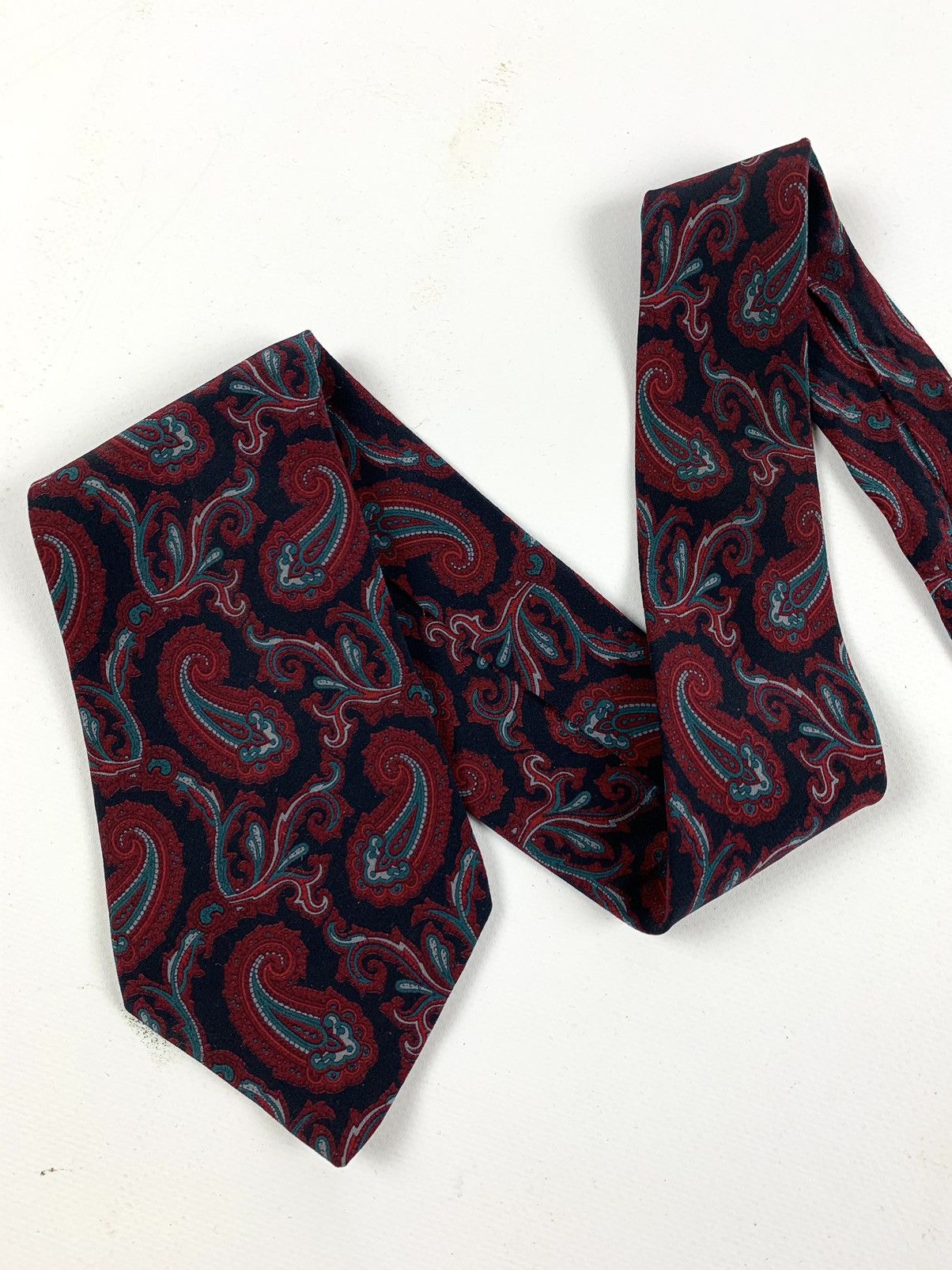 Christian Dior Monsieur Vintage Christian Dior Monsieur Silk Hand Made Tie Size ONE SIZE - 7 Thumbnail