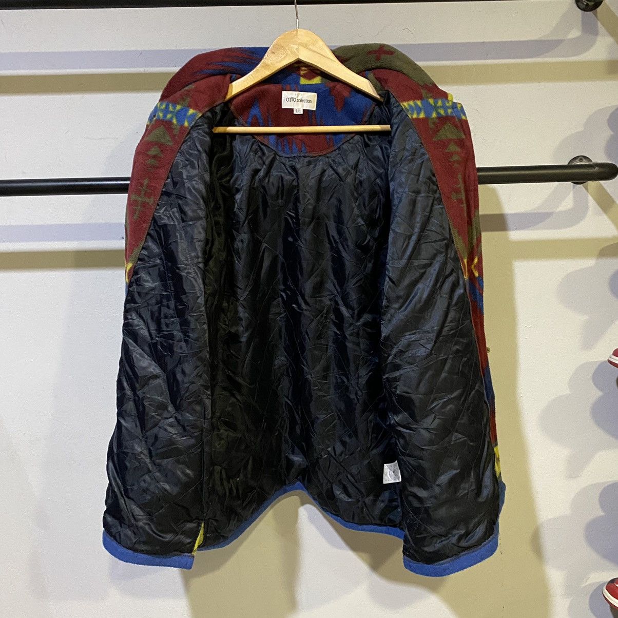 Designer × Issey Miyake × Japanese Brand RARE‼️Otto Collection Fleece Navajo Native Jacket Size US XL / EU 56 / 4 - 2 Thumbnail