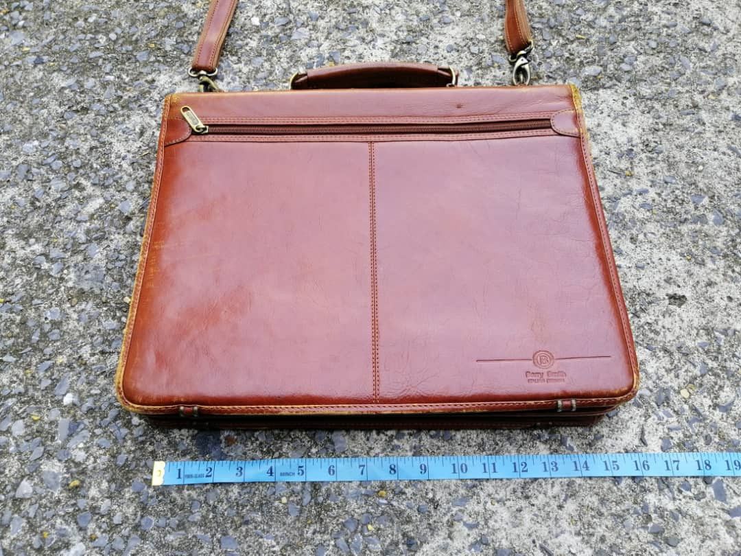 Designer × Vintage Vintage Barry Smith Fully Leather Office Bag Size ONE SIZE - 10 Thumbnail