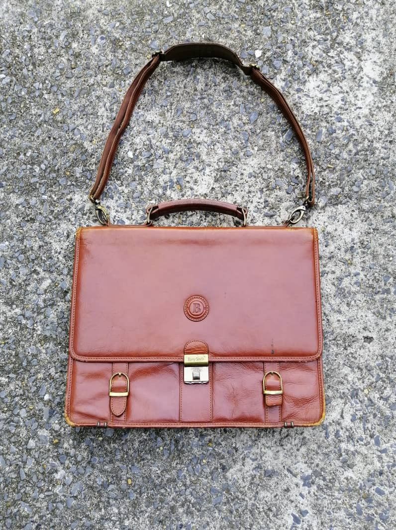 Designer × Vintage Vintage Barry Smith Fully Leather Office Bag Size ONE SIZE - 1 Thumbnail