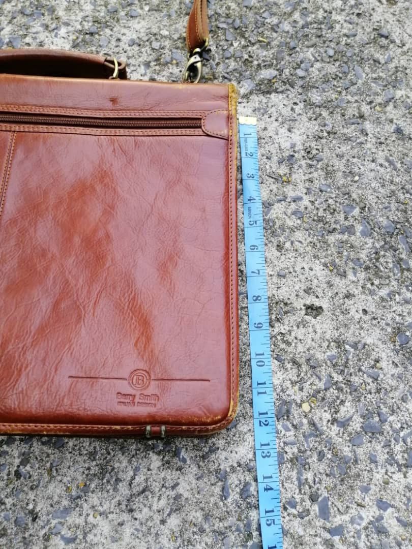 Designer × Vintage Vintage Barry Smith Fully Leather Office Bag Size ONE SIZE - 9 Thumbnail
