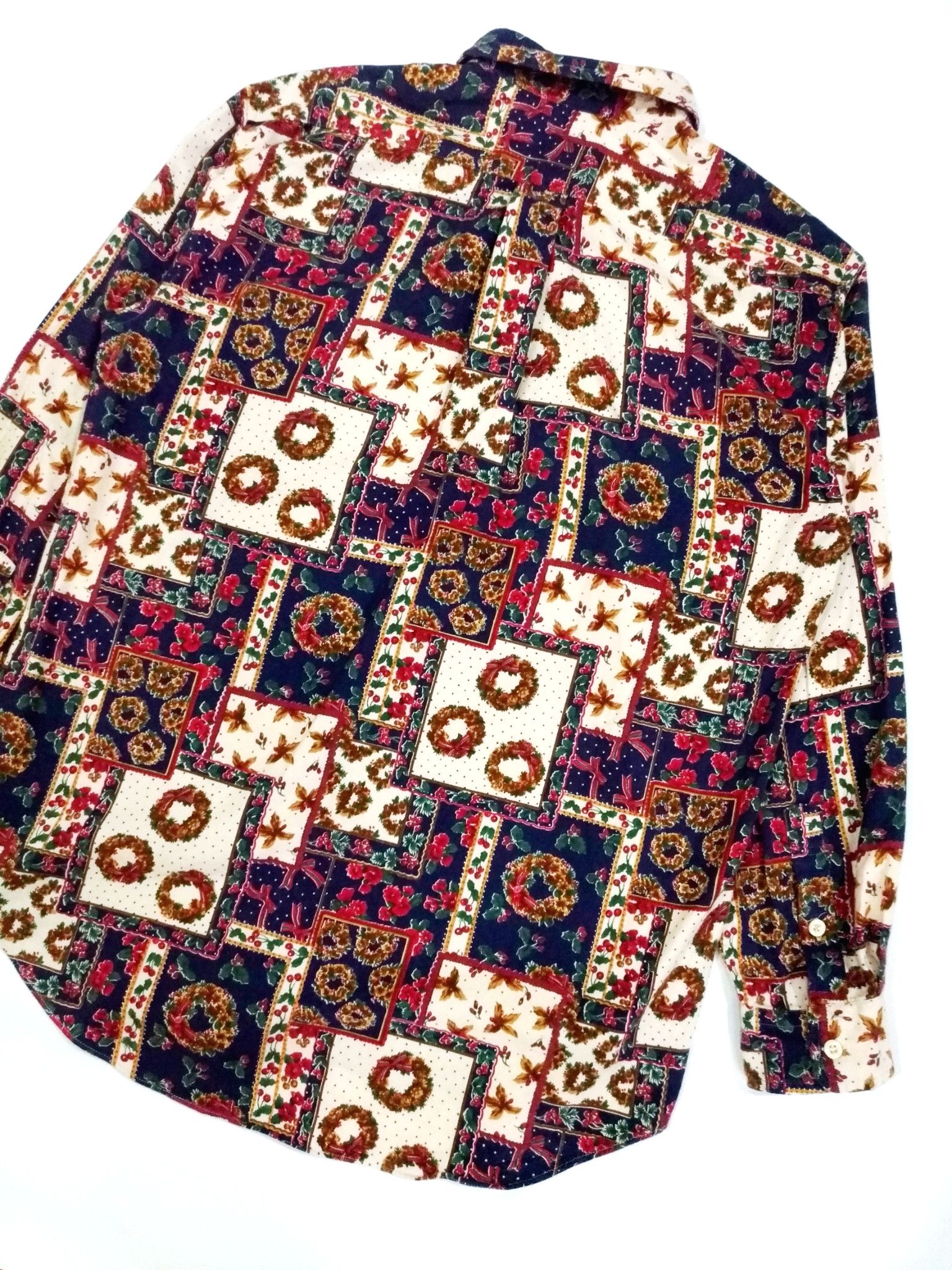 Designer × McGregor RARE! VTG MCGREGOR CHRISTMAS ART FULL PRINT SHIRT Size US M / EU 48-50 / 2 - 7 Thumbnail
