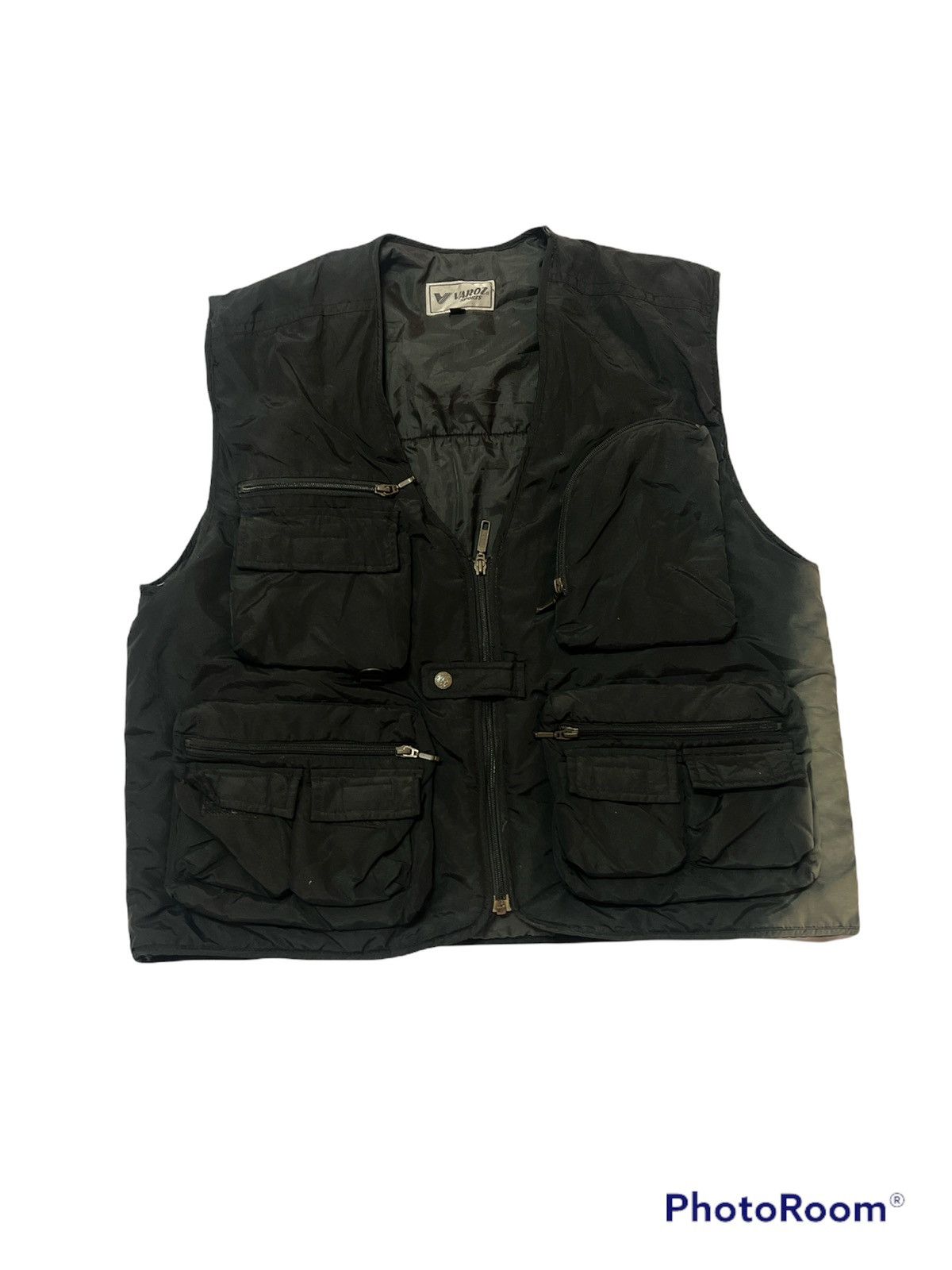 Japanese Brand × Vintage Japanese Brand Varoz Thrashed Sun Faded Puffer vest Size US M / EU 48-50 / 2 - 1 Thumbnail
